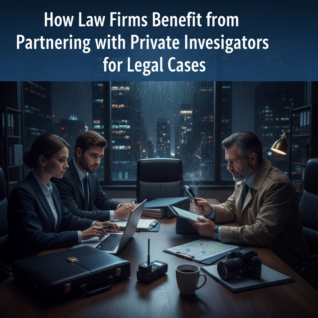 How Law Firms Benefit from Partnering with Private Investigators for Legal Cases