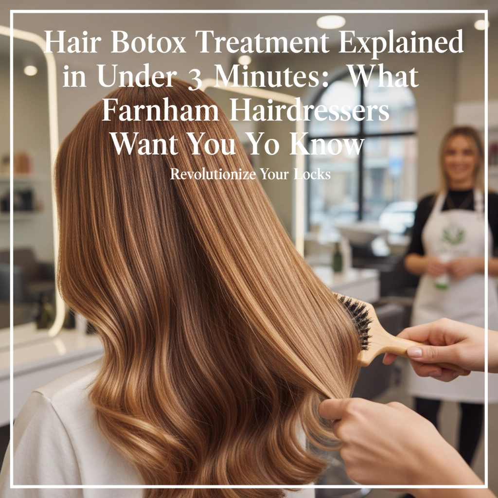 Hair Botox Treatment Explained in Under 3 Minutes: What Farnham Hairdressers Want You to Know