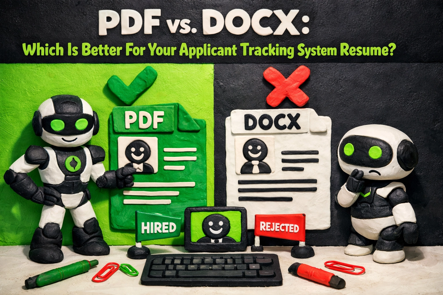 PDF vs. DOCX: Which Is Better For Your Applicant Tracking System Resume?