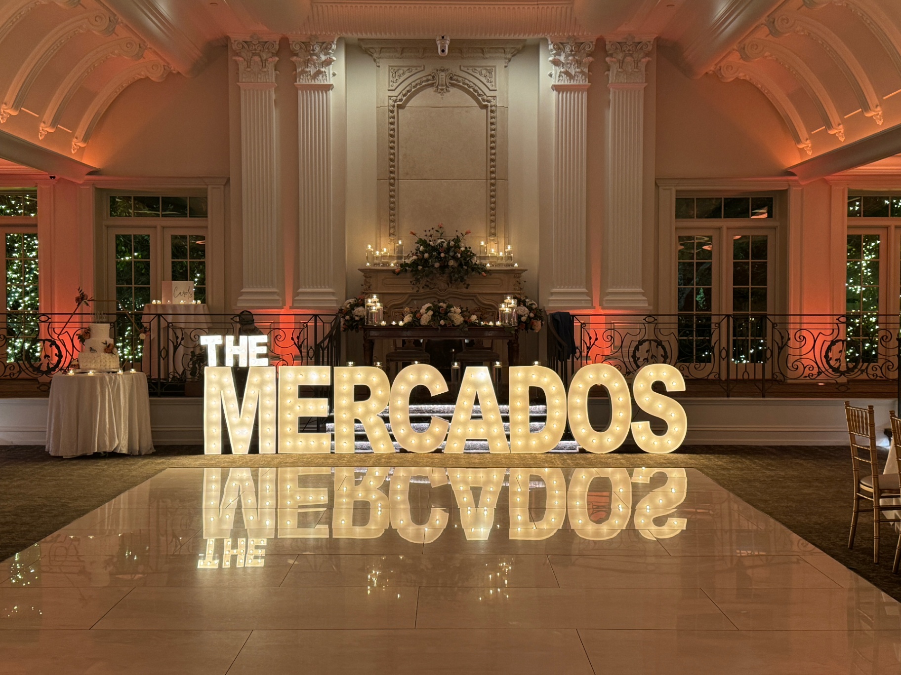 THE MERCADOS Wedding Ballroom Setup