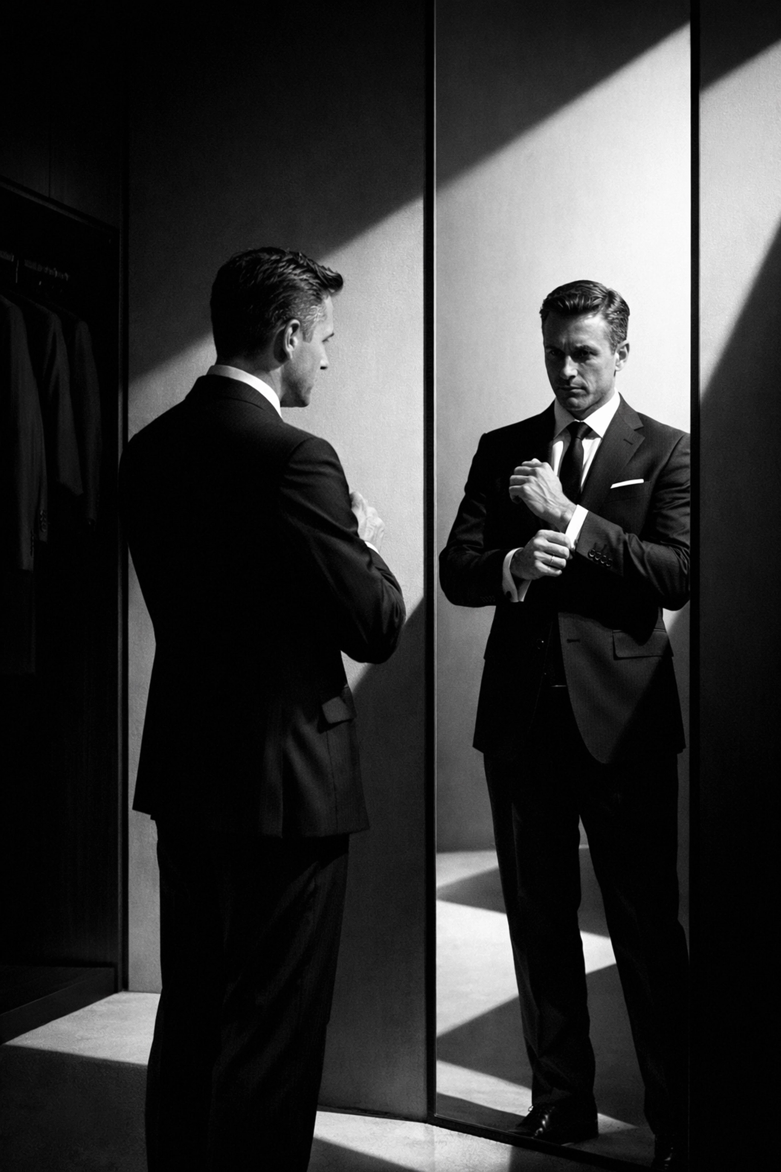 A professional man using self-reflection and a dating coach to identify blind spots in his approach.