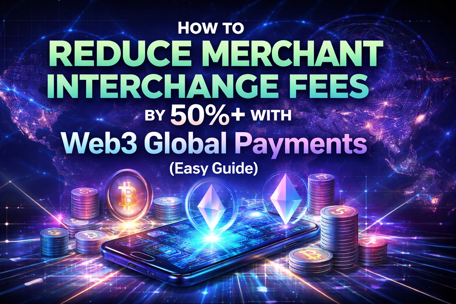 [HERO] How to Reduce Merchant Interchange Fees by 50%+ with Web3 Global Payments (Easy Guide)