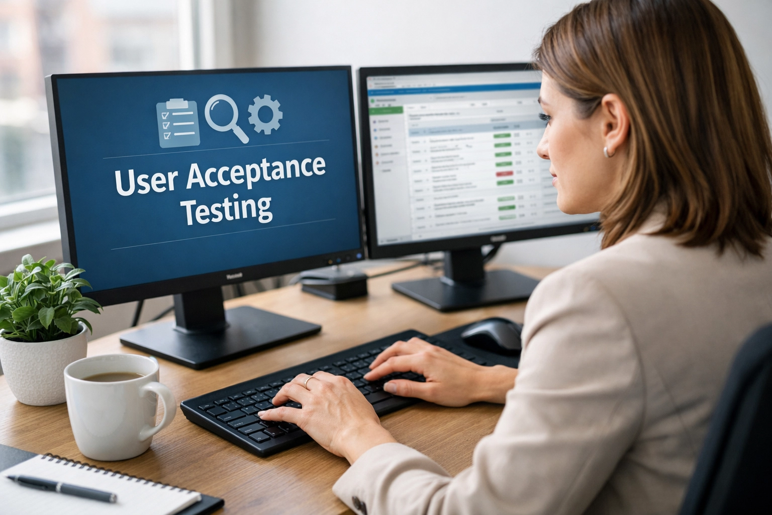Professional conducting ServiceNow User Acceptance Testing (UAT) to optimize ITOM workflows and platform ROI.