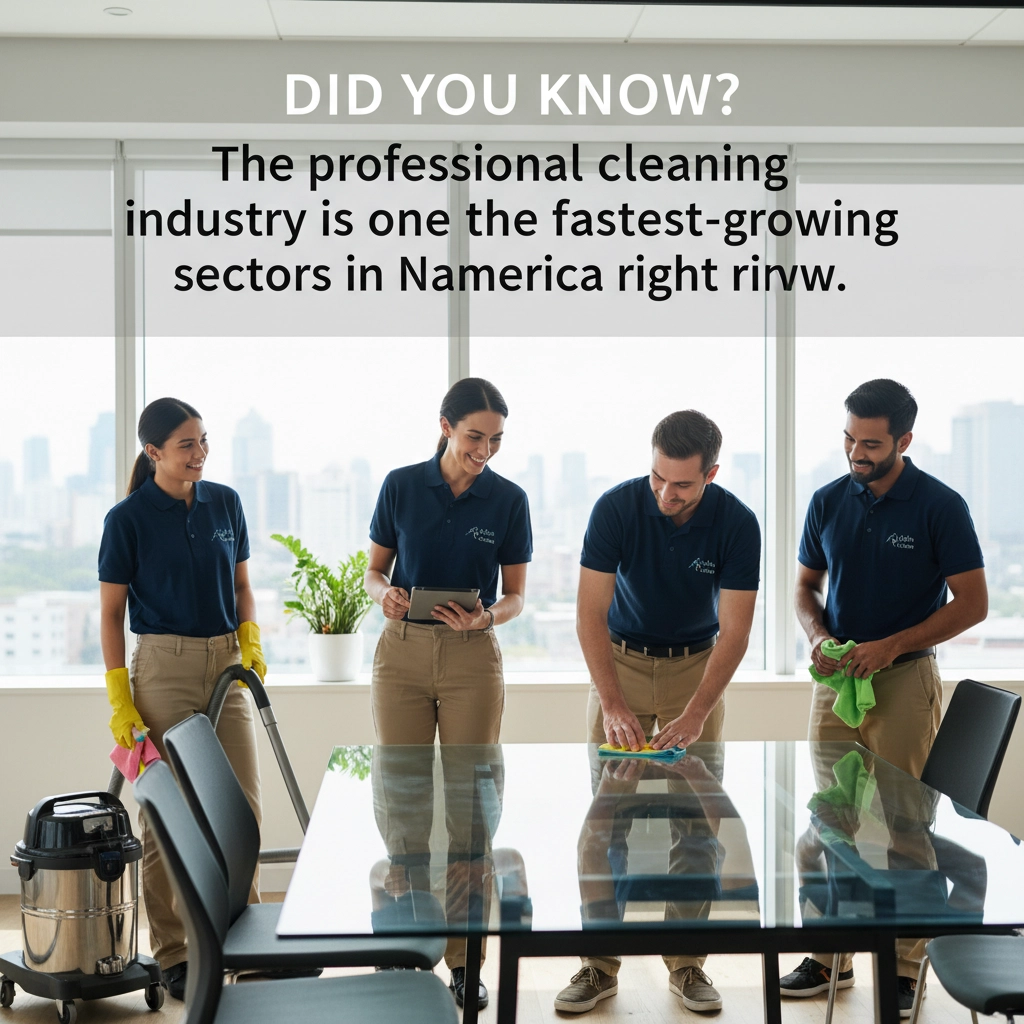 Did you know? The professional cleaning industry is one of the fastest-growing sectors in North America right now.
