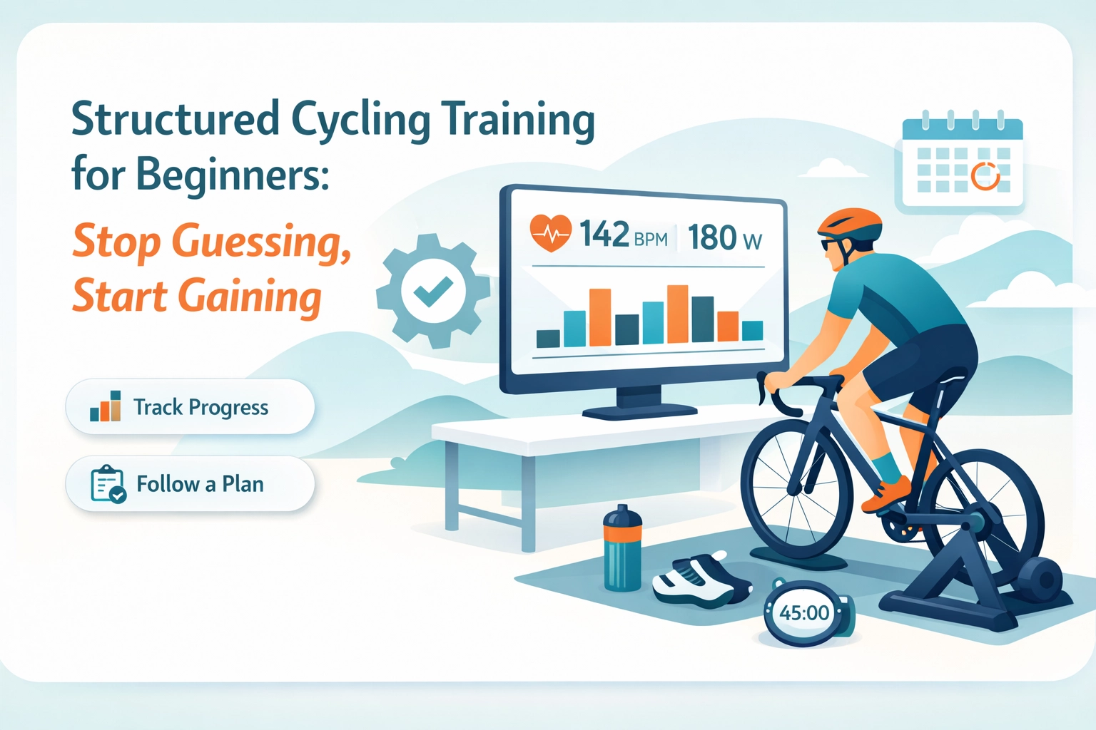 [HERO] Structured Cycling Training for Beginners: Stop Guessing, Start Gaining