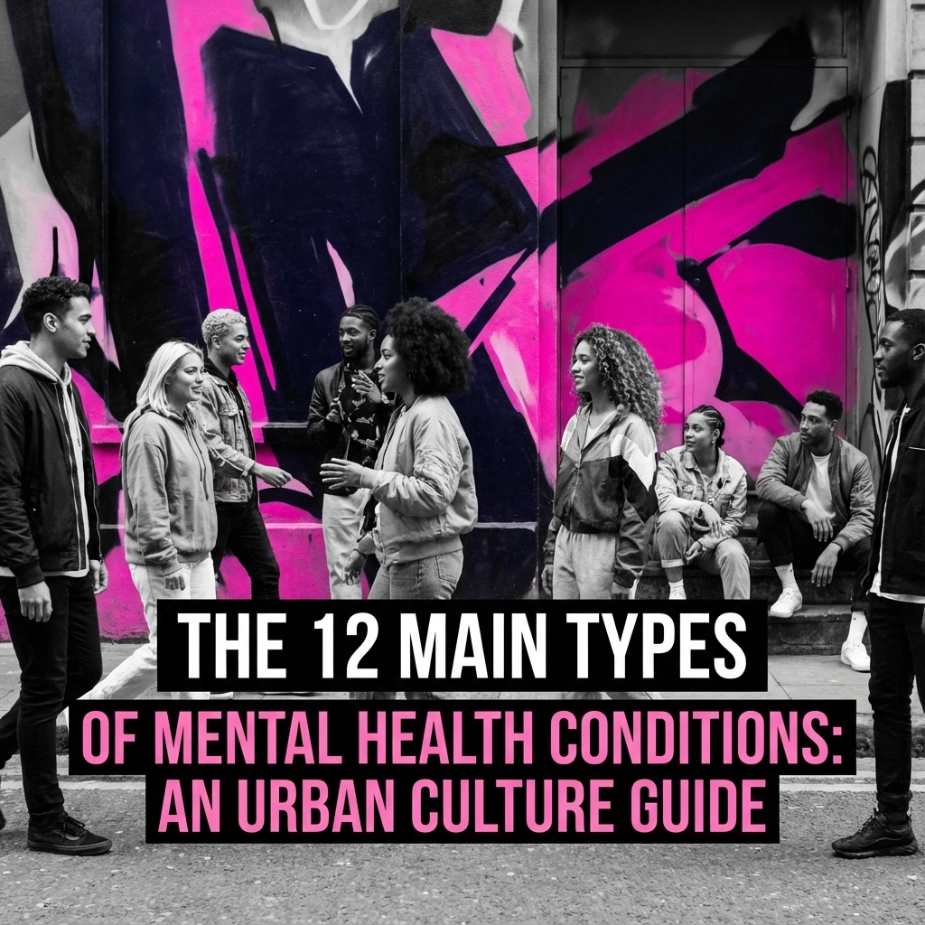 The 12 Main Types of Mental Health Conditions: An Urban Culture Guide