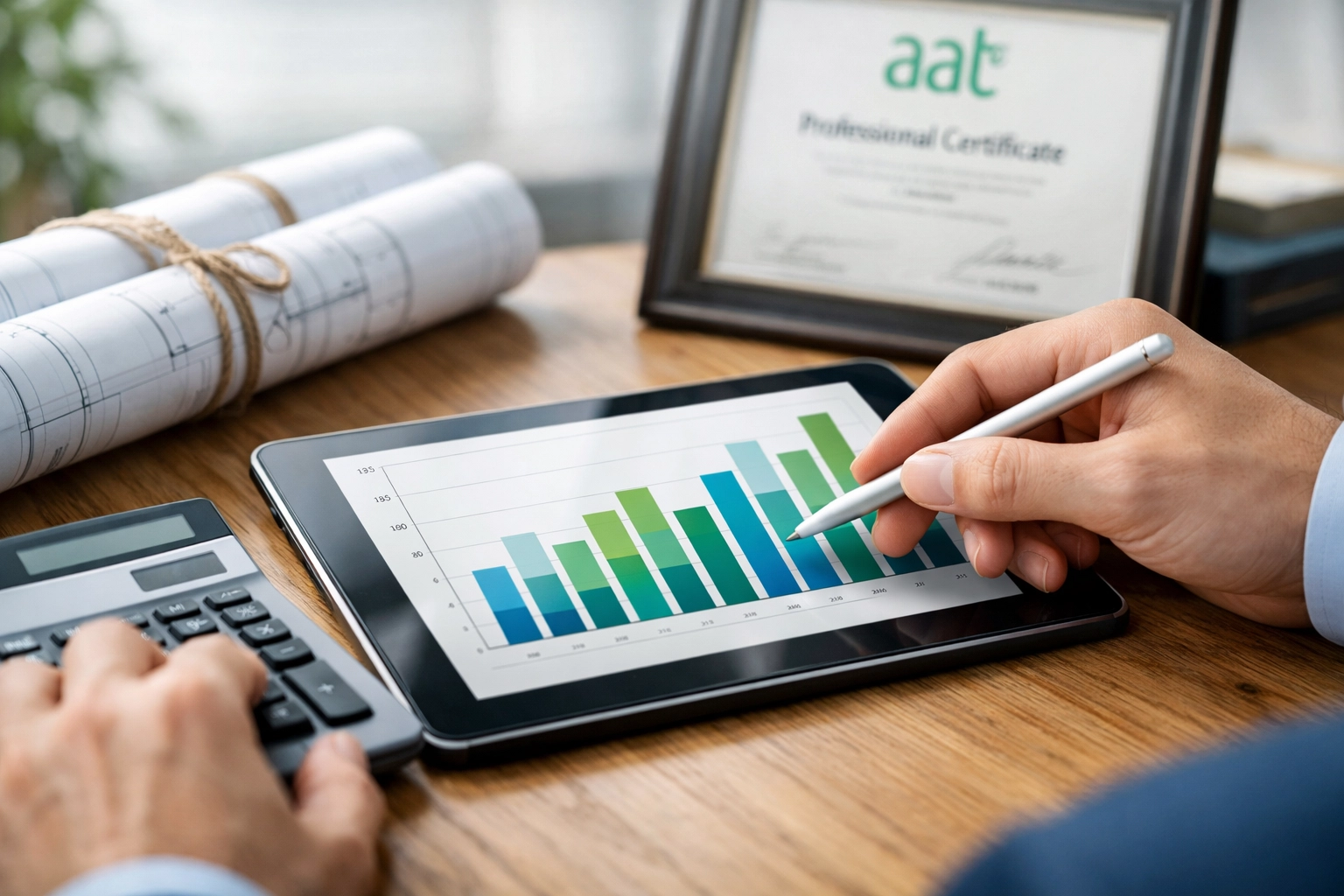 AAT Licensed Bookkeeping Practitioner providing a professional rescue for messy construction business books.