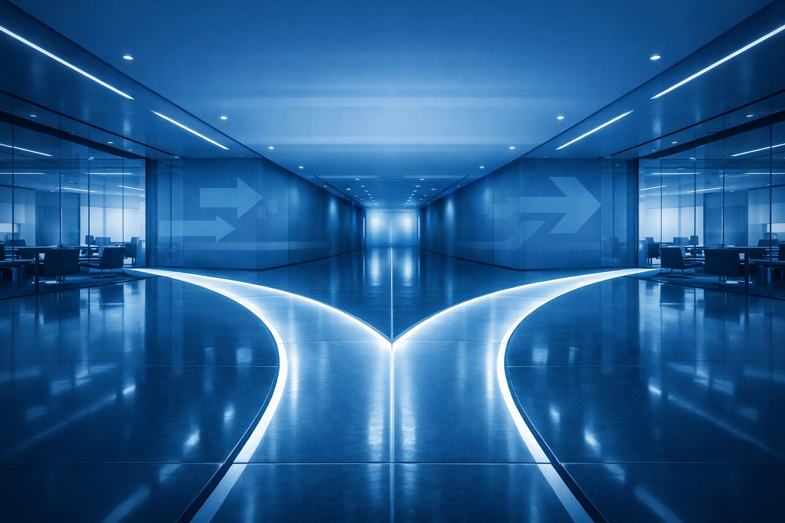 A diverging path symbolizing the decision to pivot operations or list an accountancy practice for sale UK.