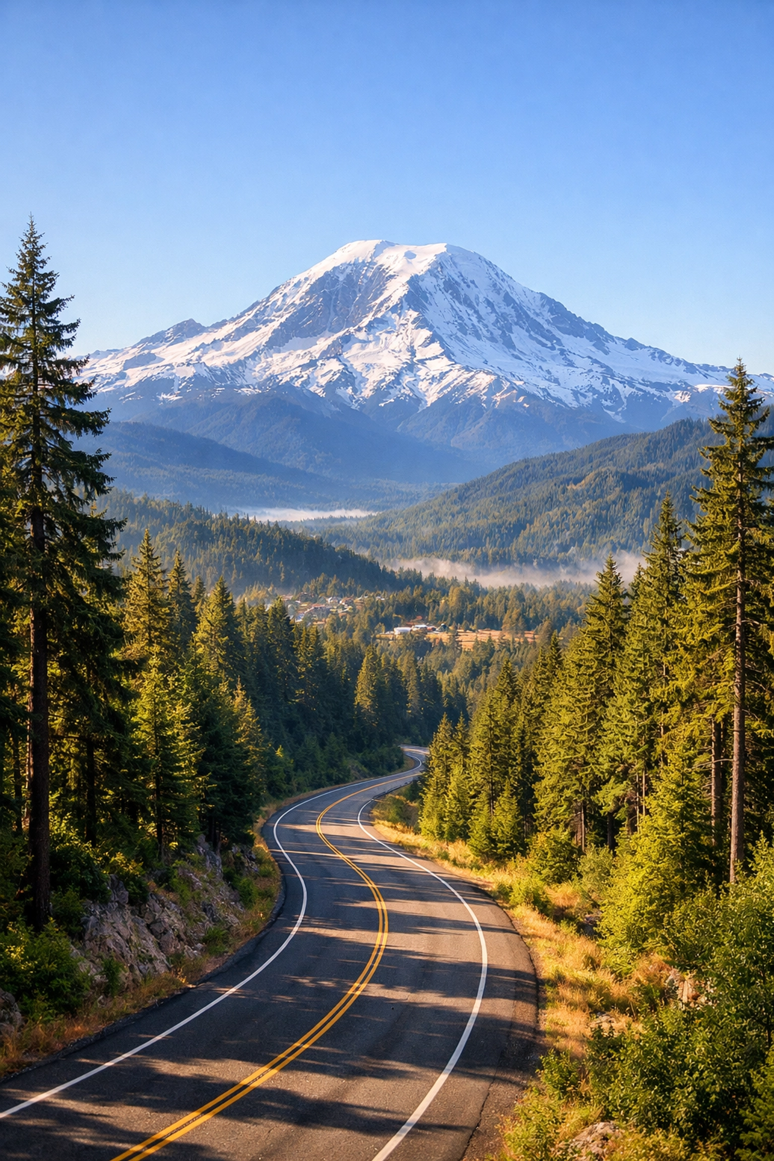 Mount Rainier landscape representing a secure financial future for Washington retirees.