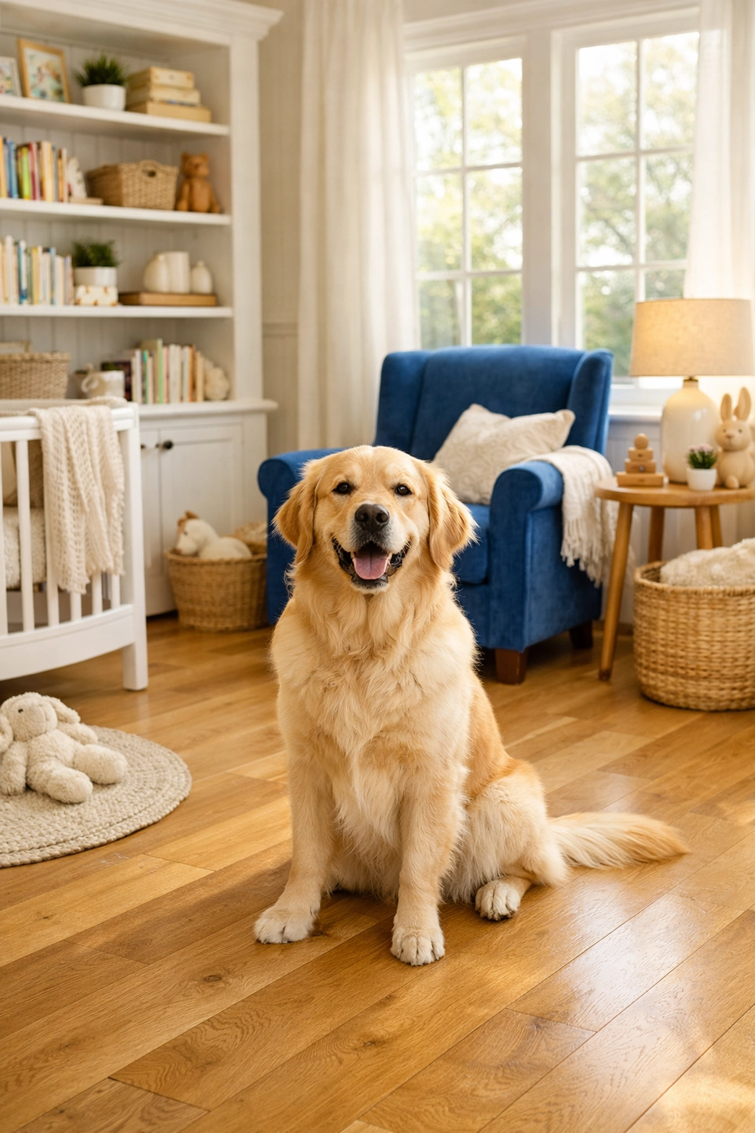 Eco-friendly cleaning in a Groton home, creating a safe and clean space for pets and children.