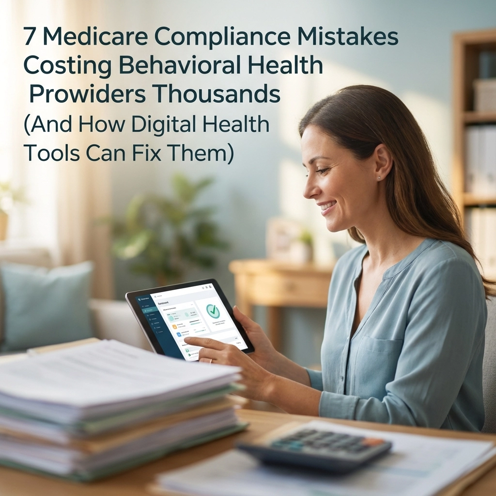 7 Medicare Compliance Mistakes Costing Behavioral Health Providers Thousands (And How Digital Health Tools Can Fix Them)