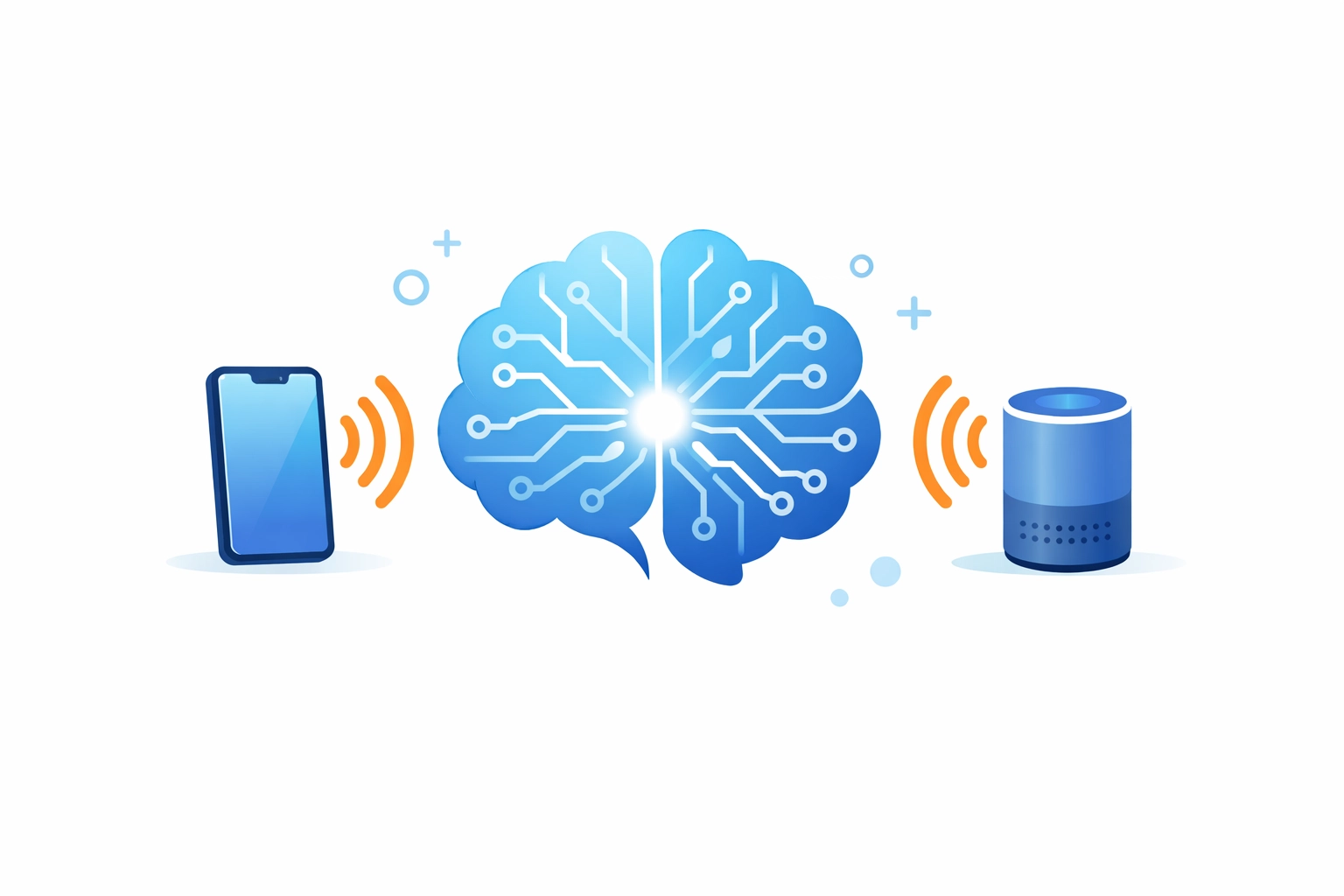 AI-driven search optimization illustration for voice-activated local service lead generation.