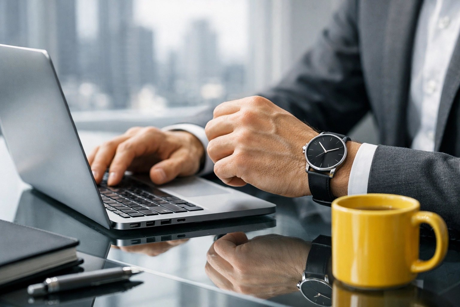 Fitness business owner tracking performance metrics to ensure predictable revenue and growth.