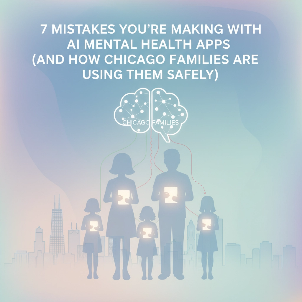 7 Mistakes You're Making with AI Mental Health Apps (And How Chicago Families Are Using Them Safely)