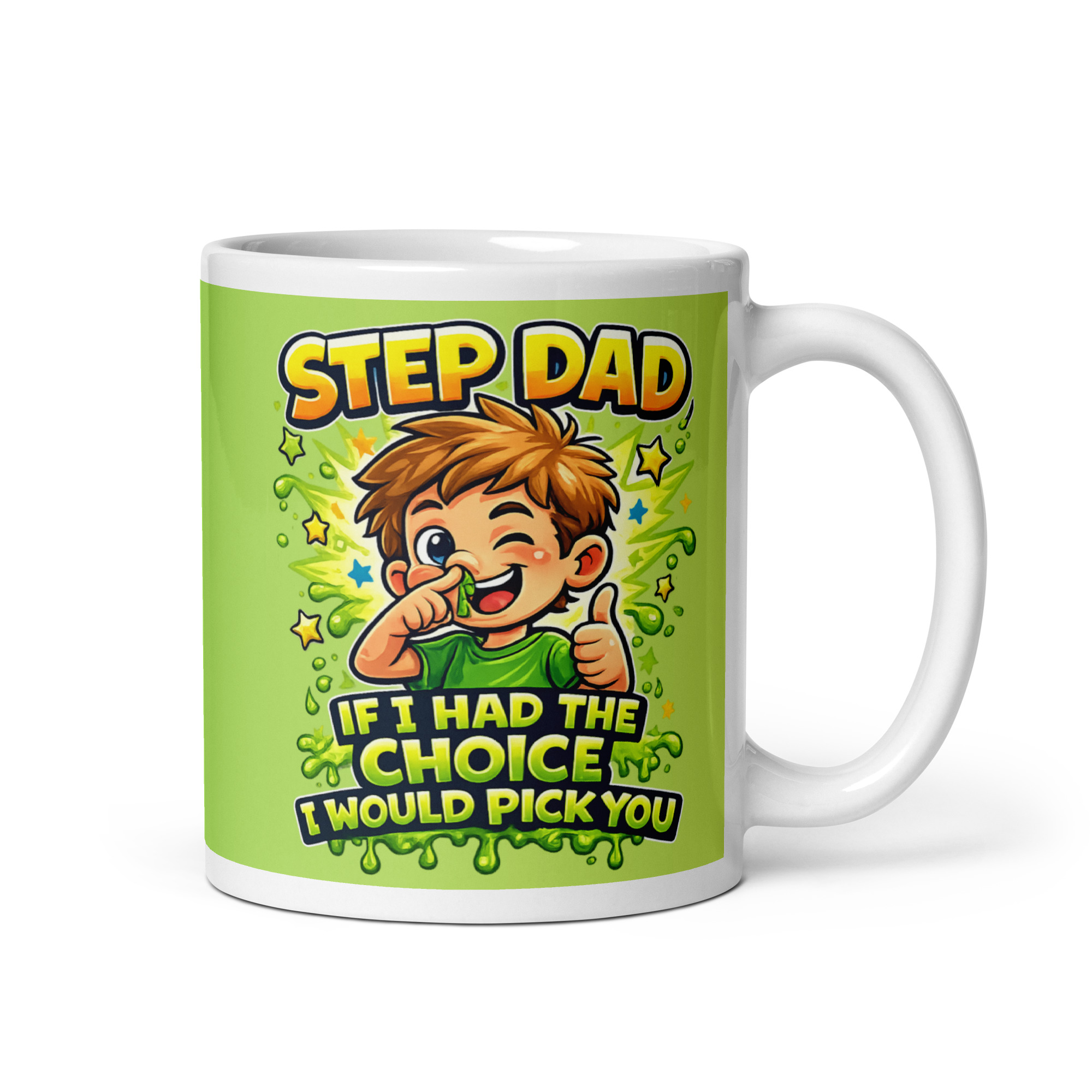 mugs for him funny Step Dad I would pick you mug design