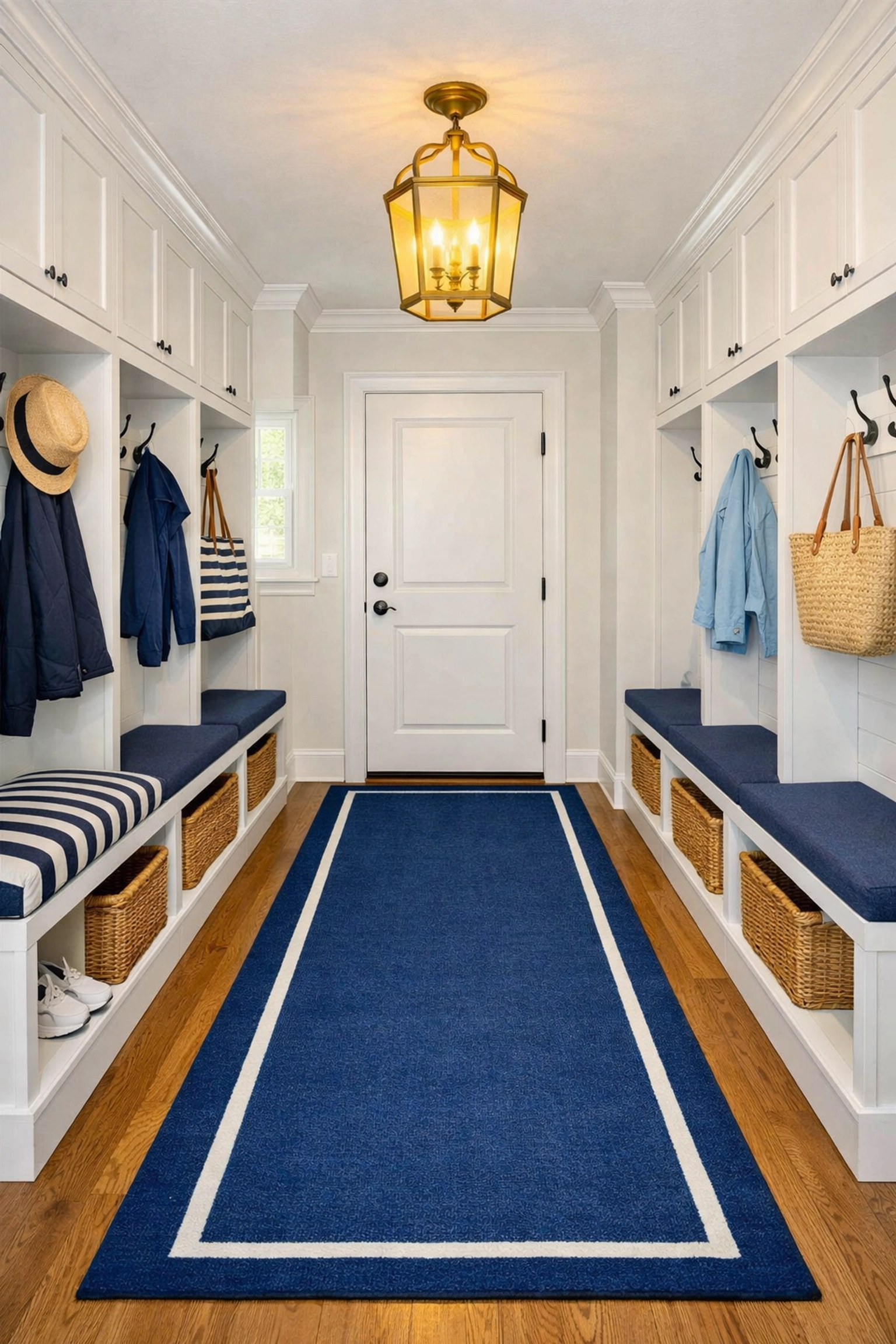 Organized and spotless mudroom in a MetroWest home highlighting stress-free deep cleaning in Westborough.