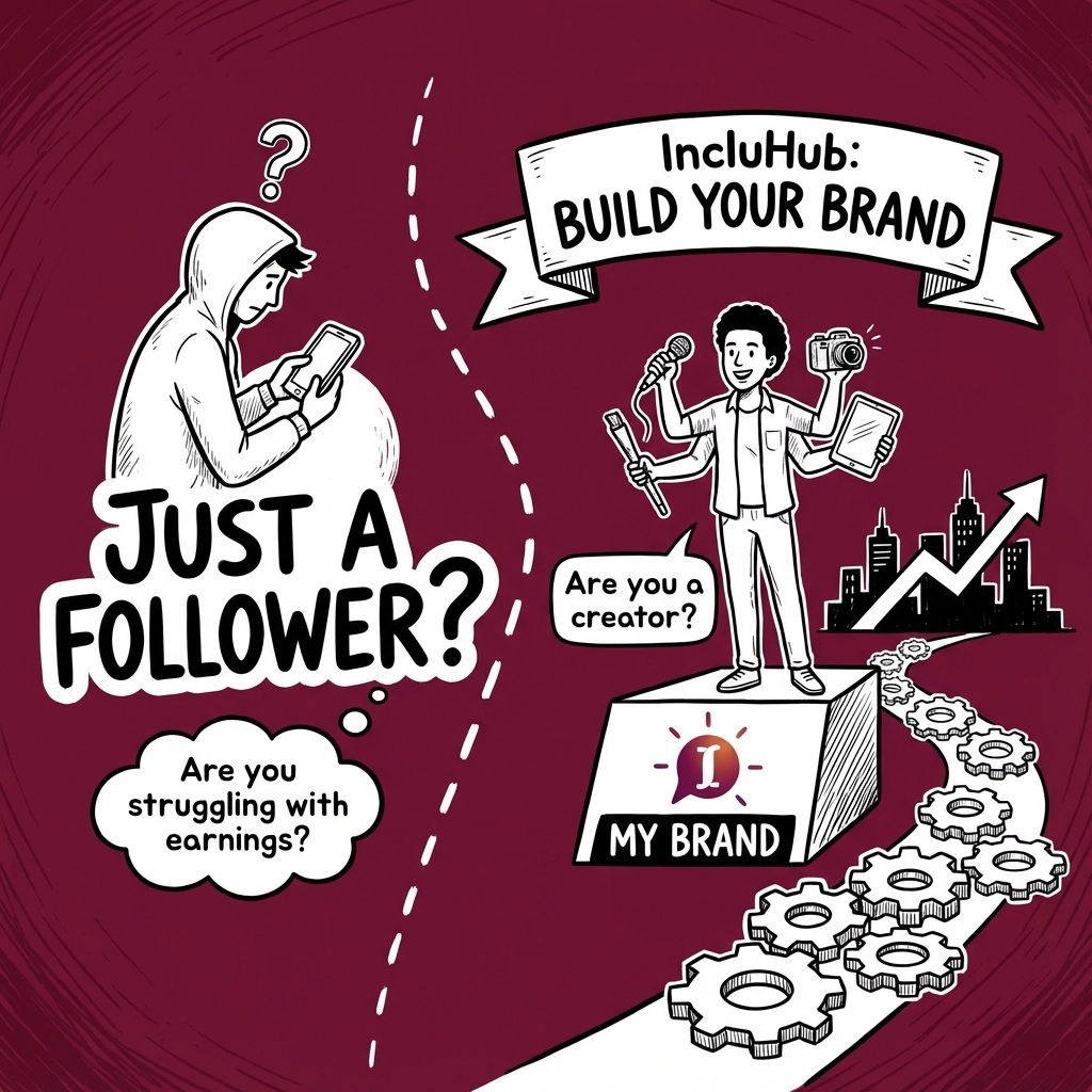 How IncluHub Makes Every Creator Their Own Brand (Not Just a Follower)