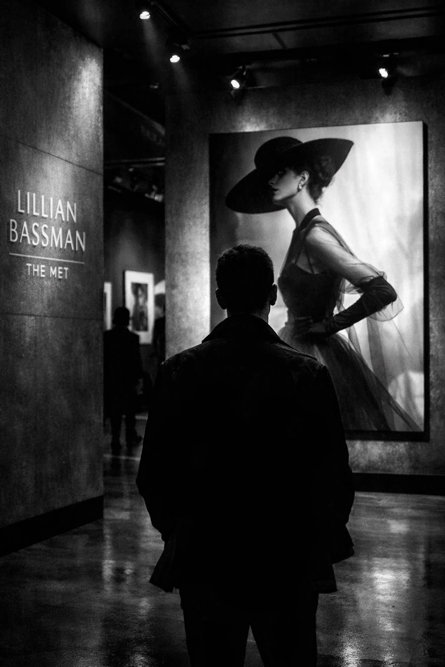 Silhouetted gallery shot at the Met 2026 exhibit, a creative look at NYC photo spots.