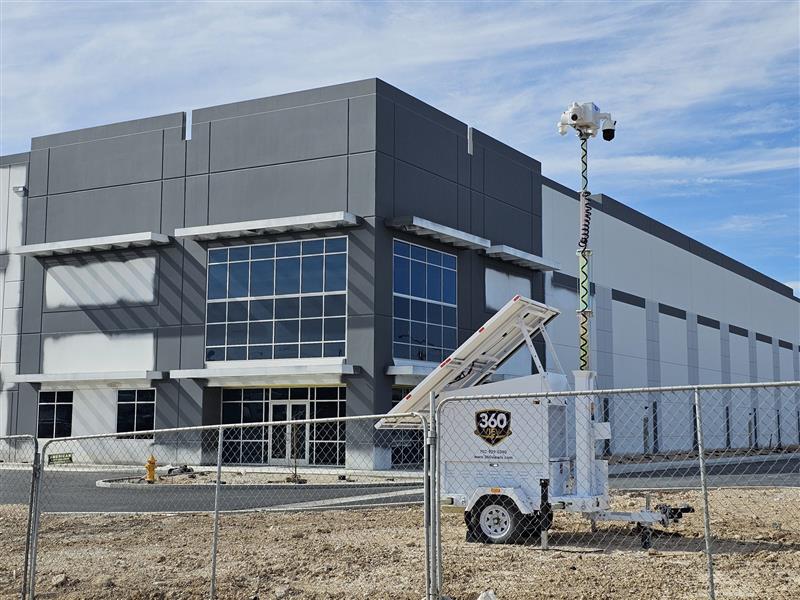 360 View LLC Solar-Powered Mobile Surveillance Trailer