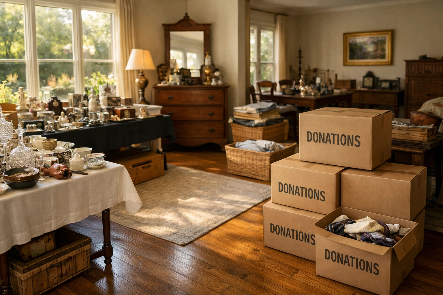 Estate sale organization for probate home in Denver