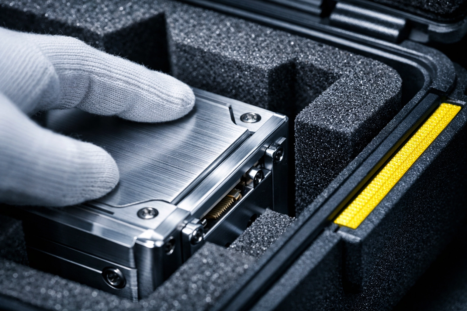 High-value fragile cargo secured in a custom crate for risk management and shipping liability.