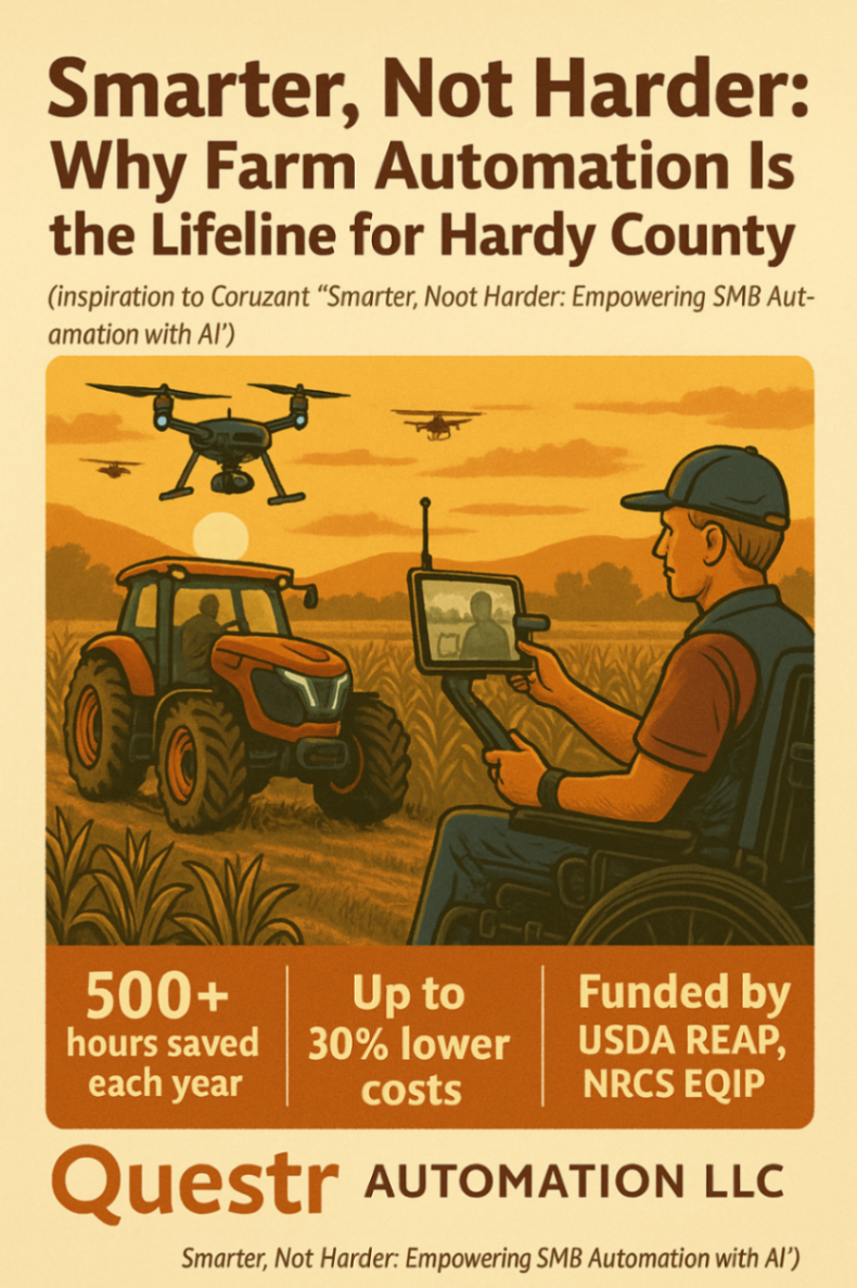 Questr Automation ROOST Farm Automation Promotional Graphic