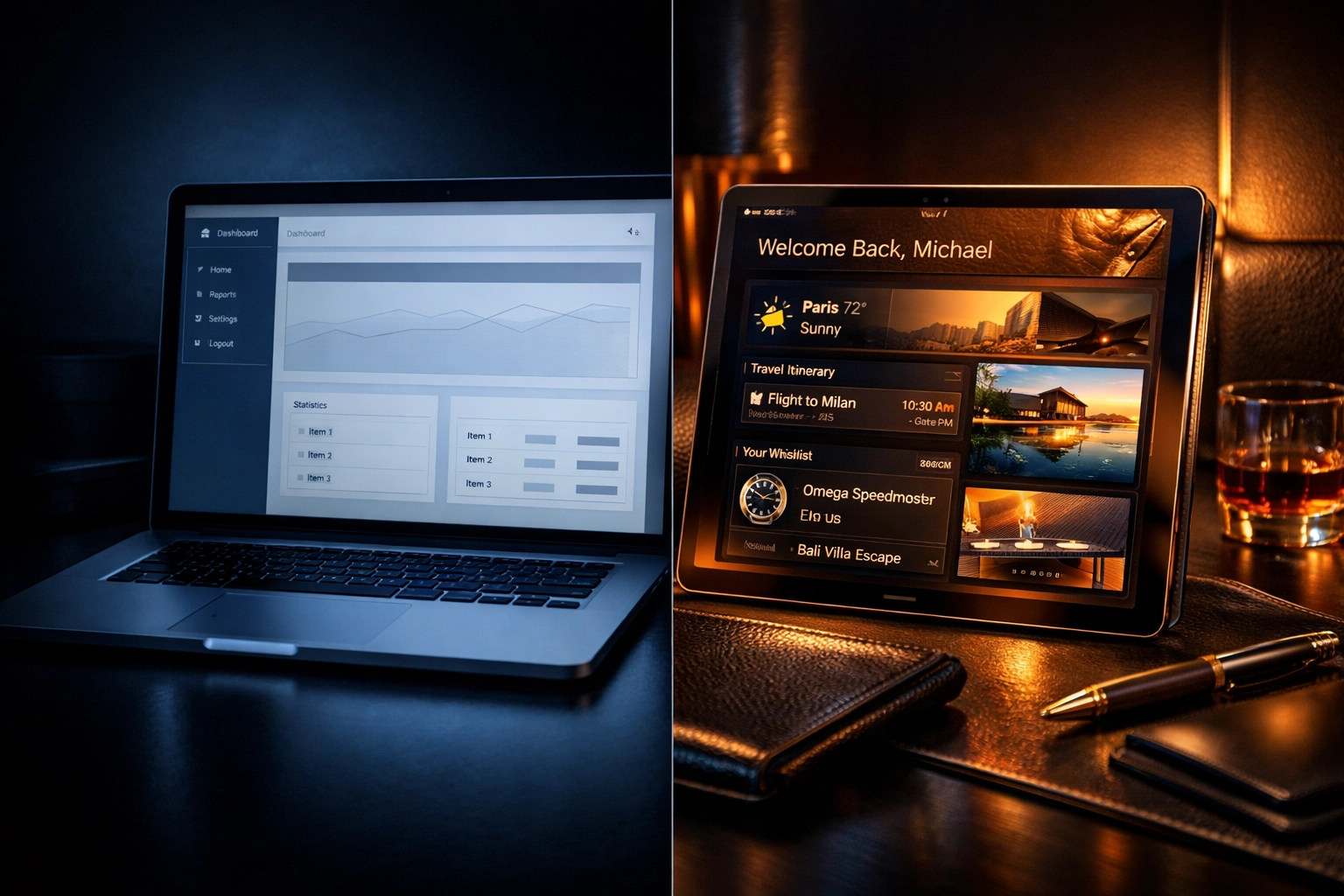 Comparison of generic template platform versus custom ecommerce website development