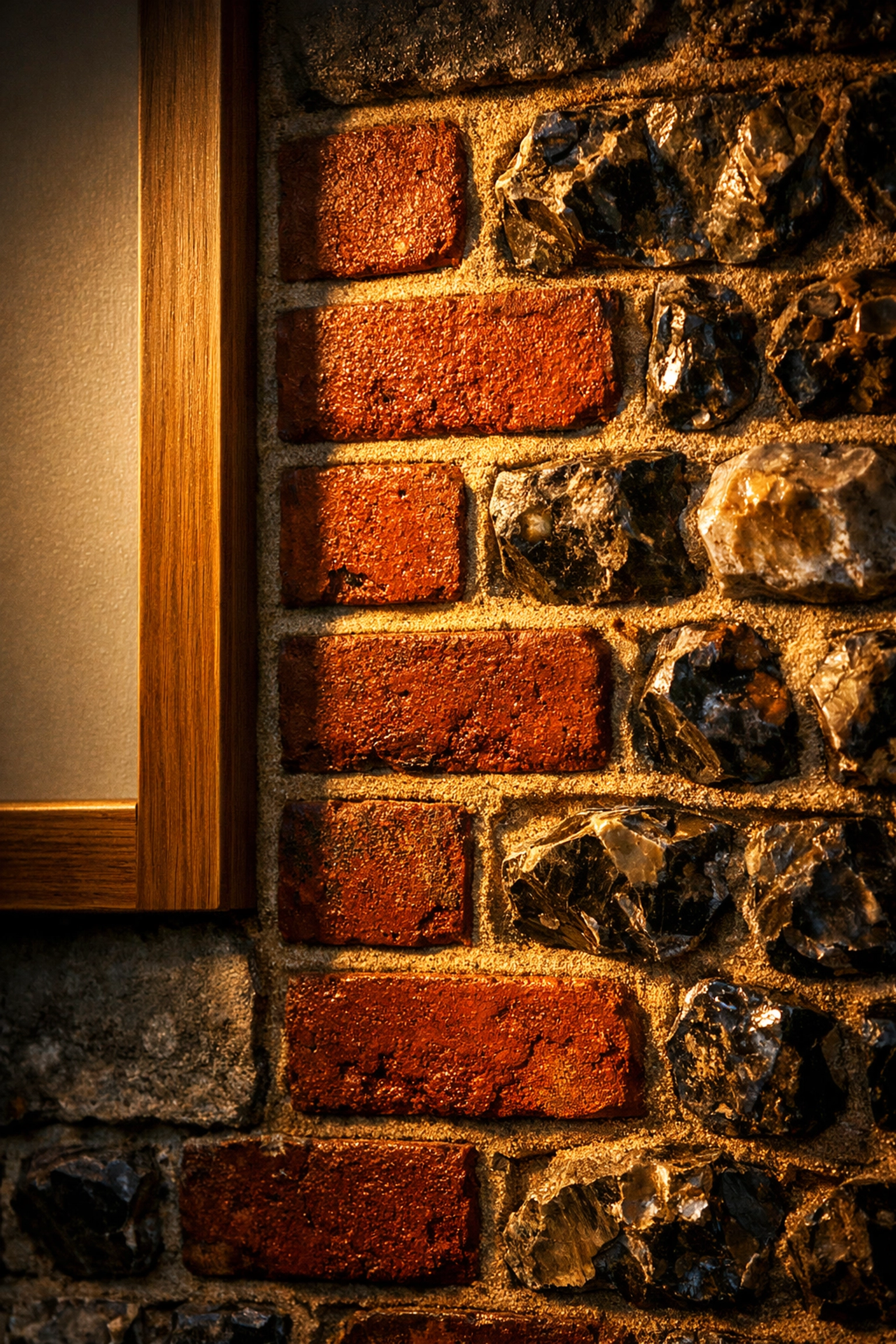 Expert masonry and craftsmanship on a luxury garage conversion at a historic Arundel property.