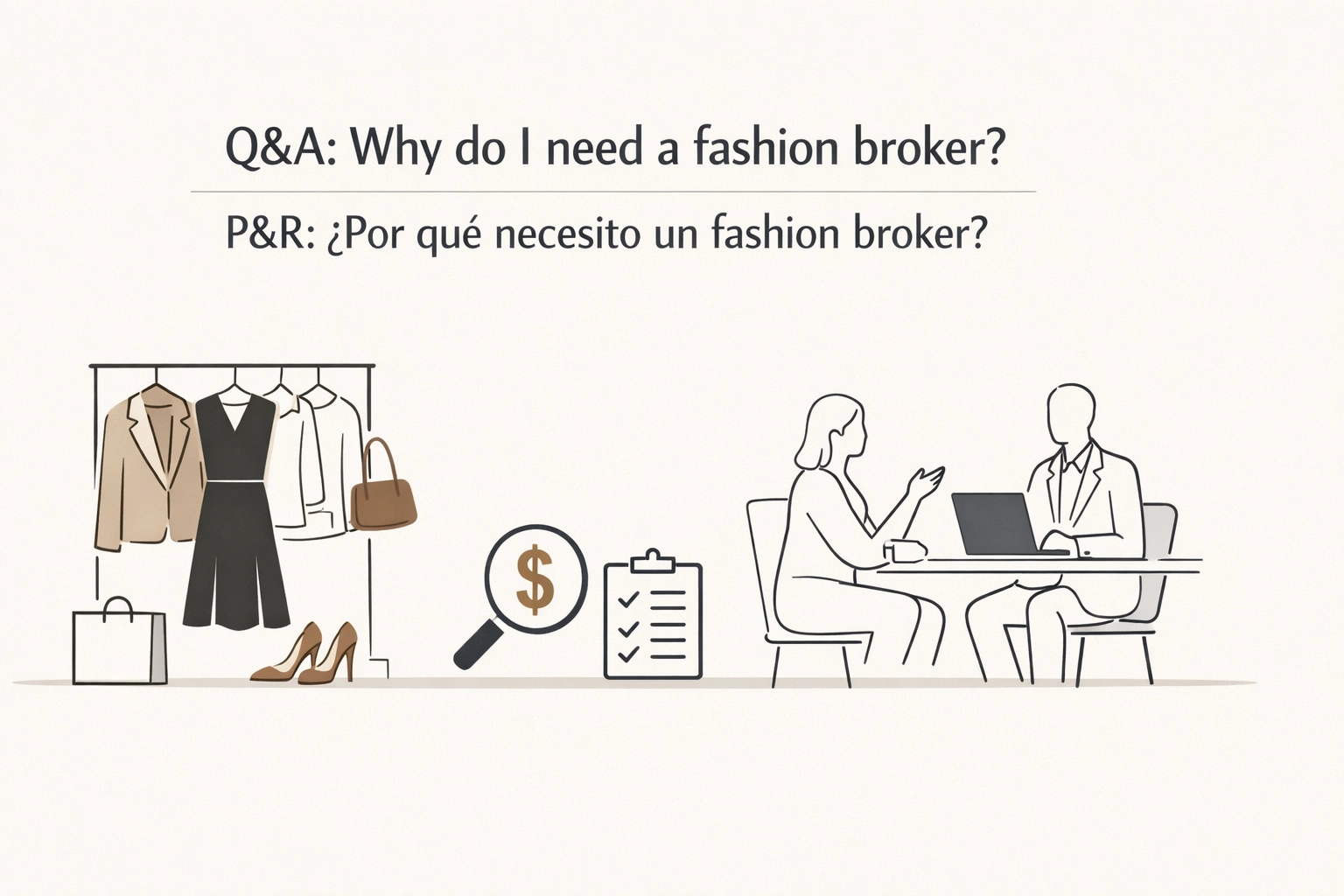 [HERO] Q&A: Why do I need a fashion broker? | P&R: ¿Por qué necesito un fashion broker?