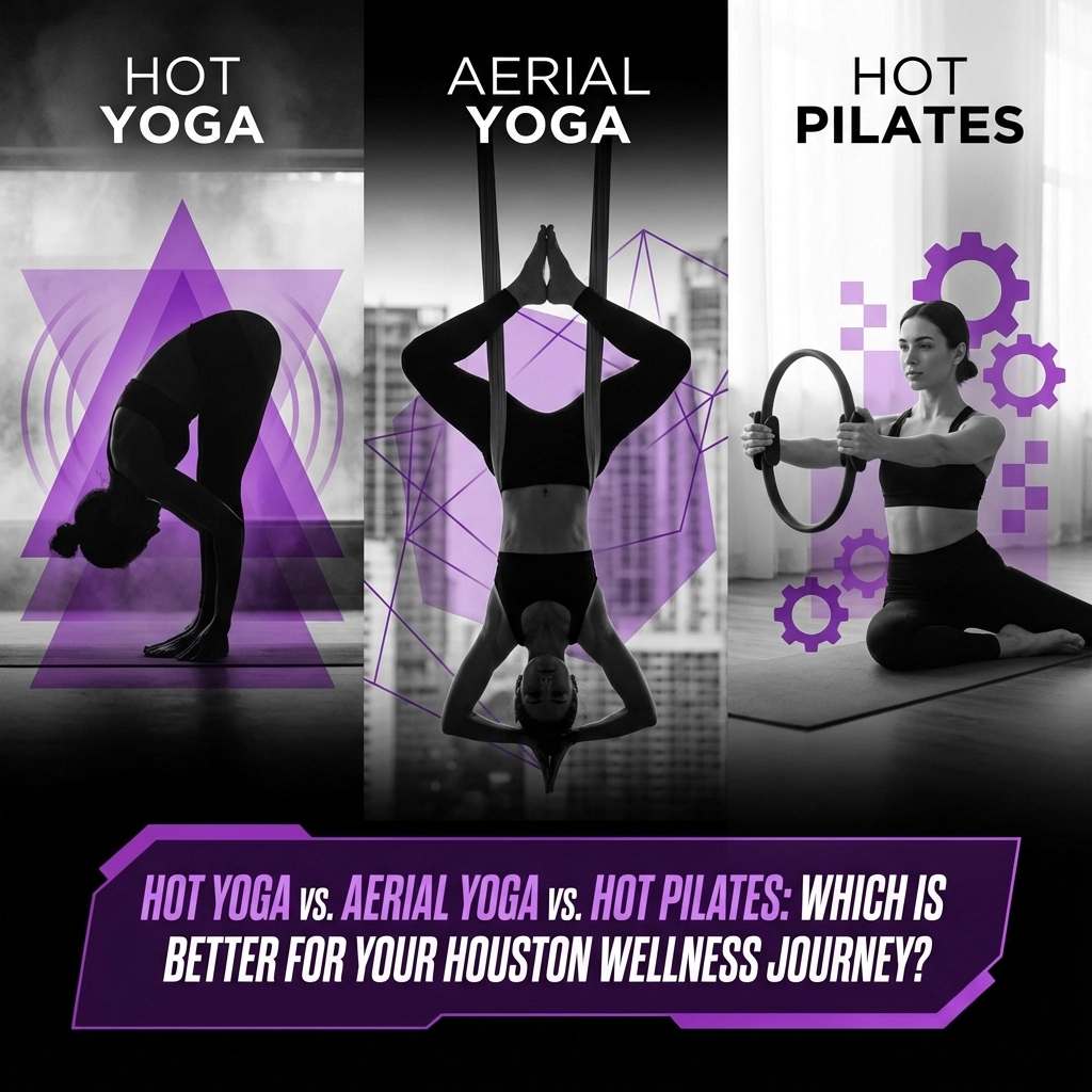 Hot Yoga vs. Aerial Yoga vs. Hot Pilates: Which Is Better For Your Houston Wellness Journey?