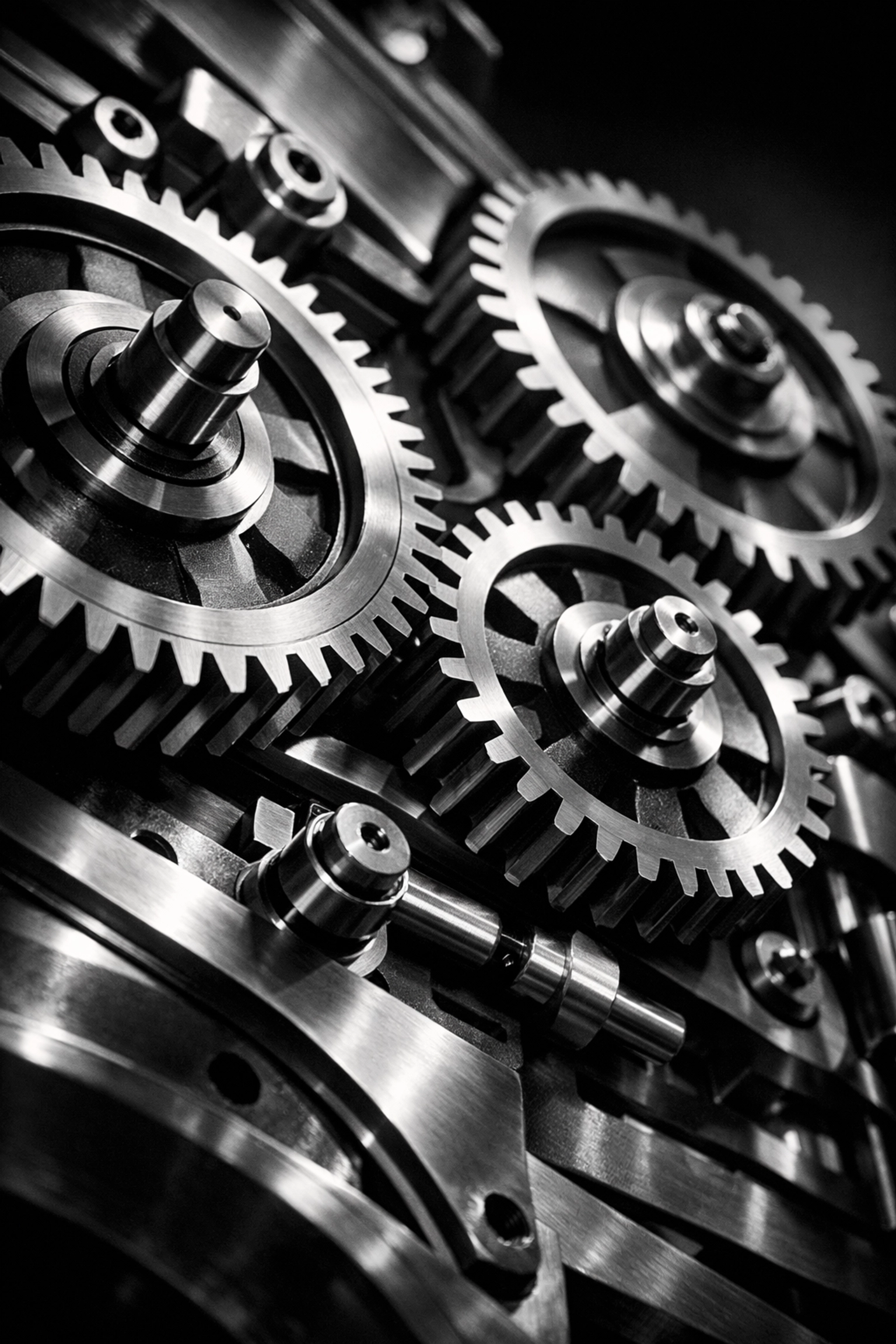 Interconnected gears representing FASCO operating system alignment in schools