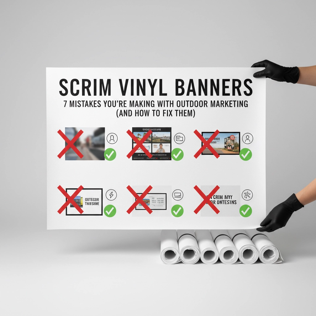 Scrim Vinyl Banners: 7 Mistakes You're Making with Outdoor Marketing (and How to Fix Them)