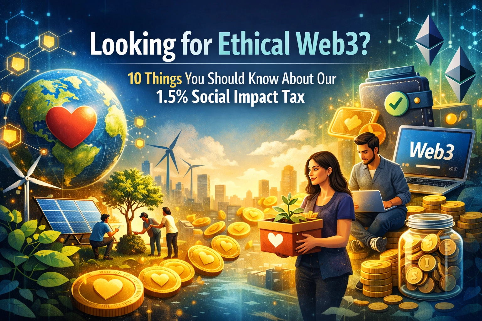 [HERO] Looking for Ethical Web3? 10 Things You Should Know About Our 1.5% Social Impact Tax