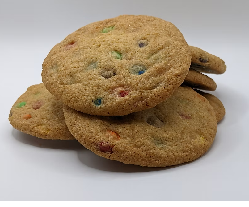 Freshly Baked Candy Cookie Stack