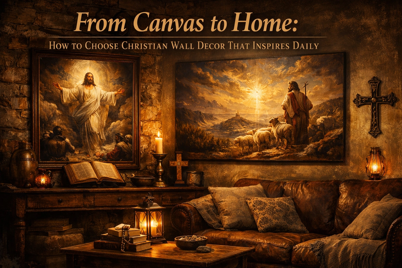 [HERO] From Canvas to Home: How to Choose Christian Wall Decor That Inspires Daily