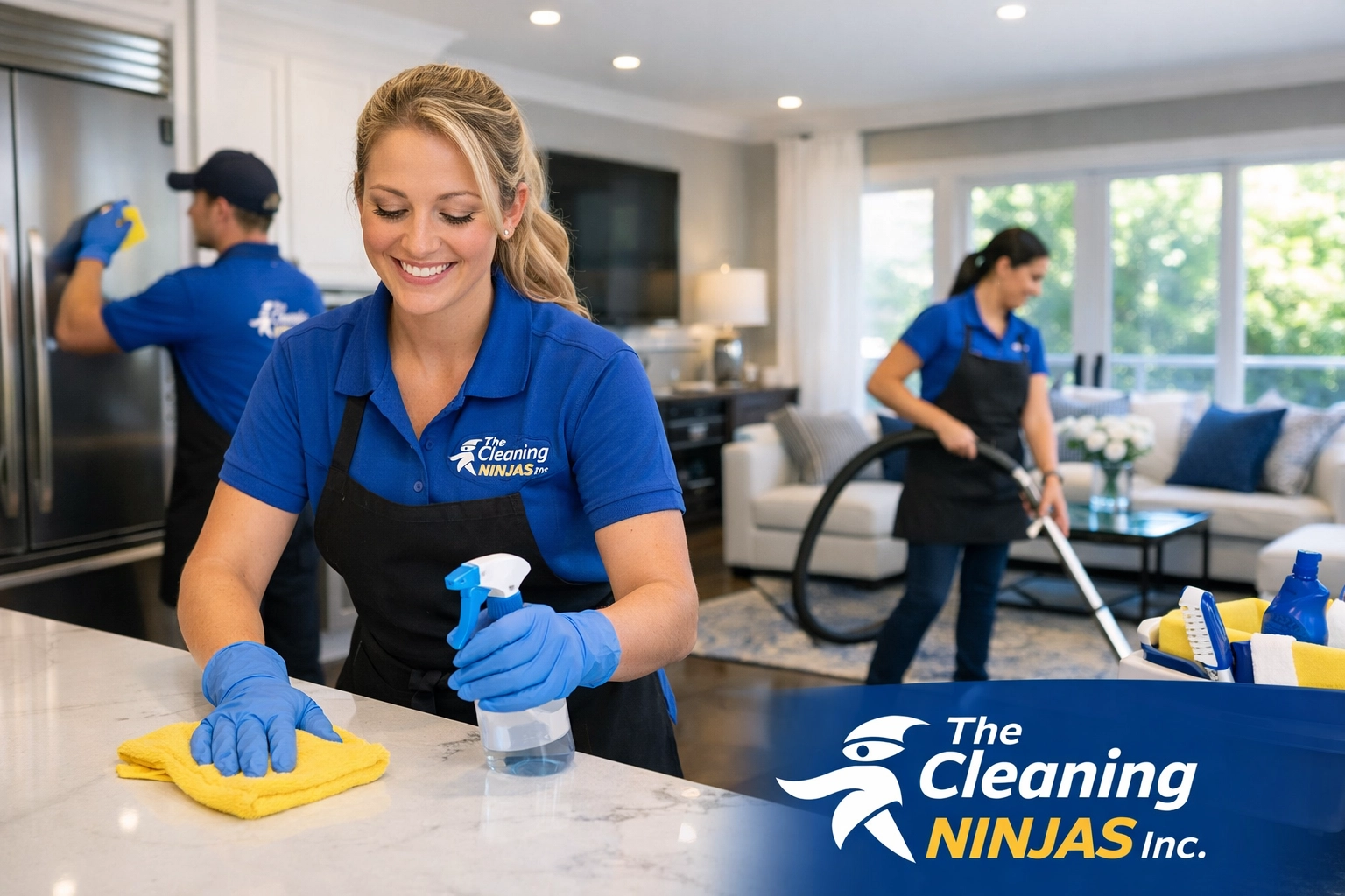 Professional house cleaning Pepperell MA services provided by The Cleaning Ninjas Inc