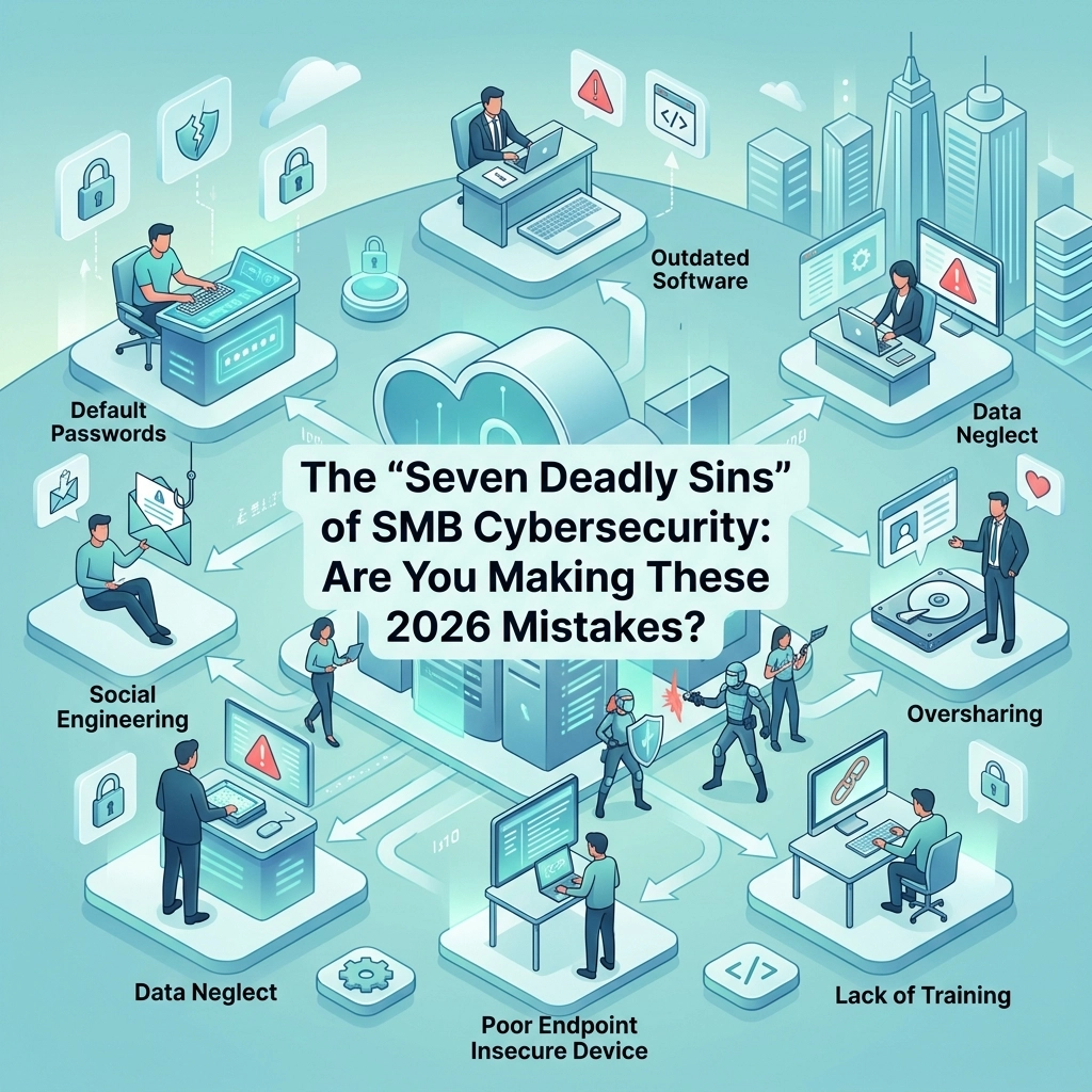 The "Seven Deadly Sins" of SMB Cybersecurity: Are You Making These 2026 Mistakes?
