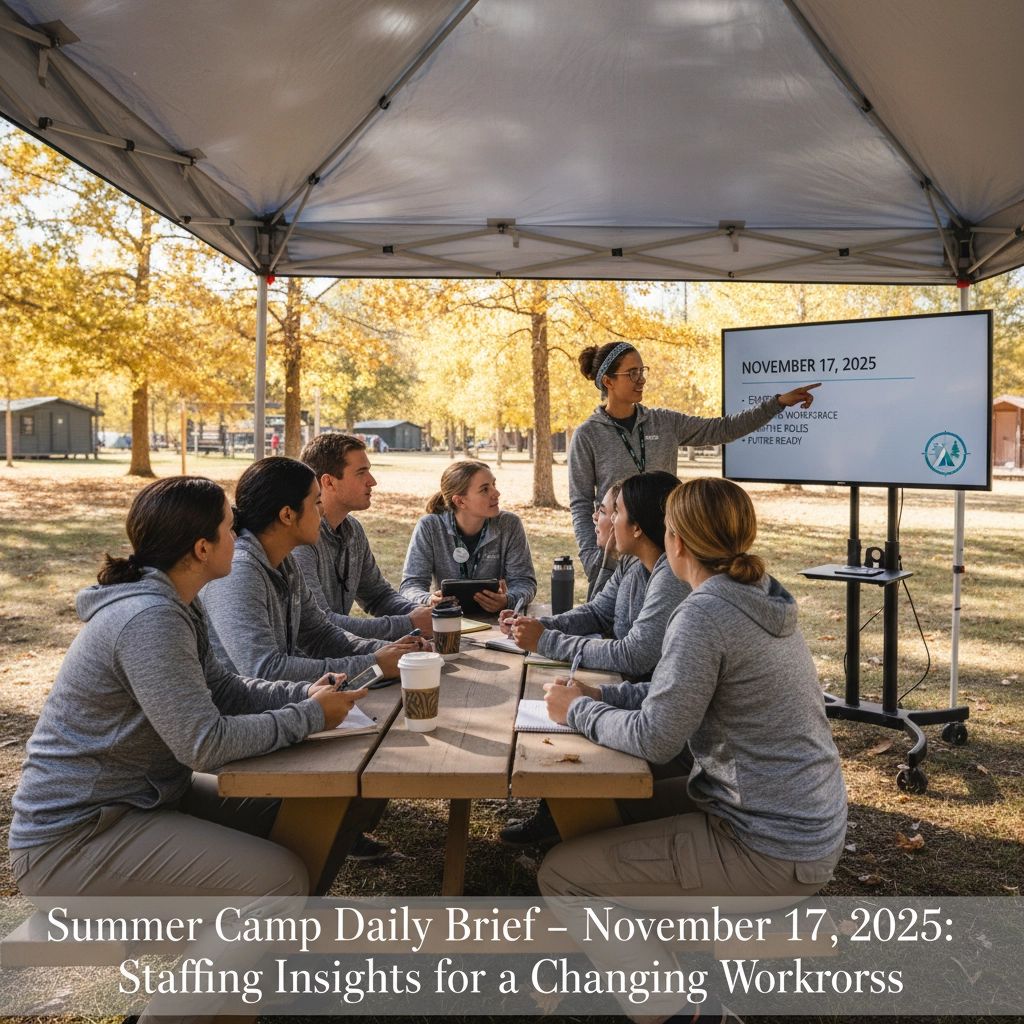 Summer Camp Daily Brief – November 17, 2025: Staffing Insights for a Changing Workforce