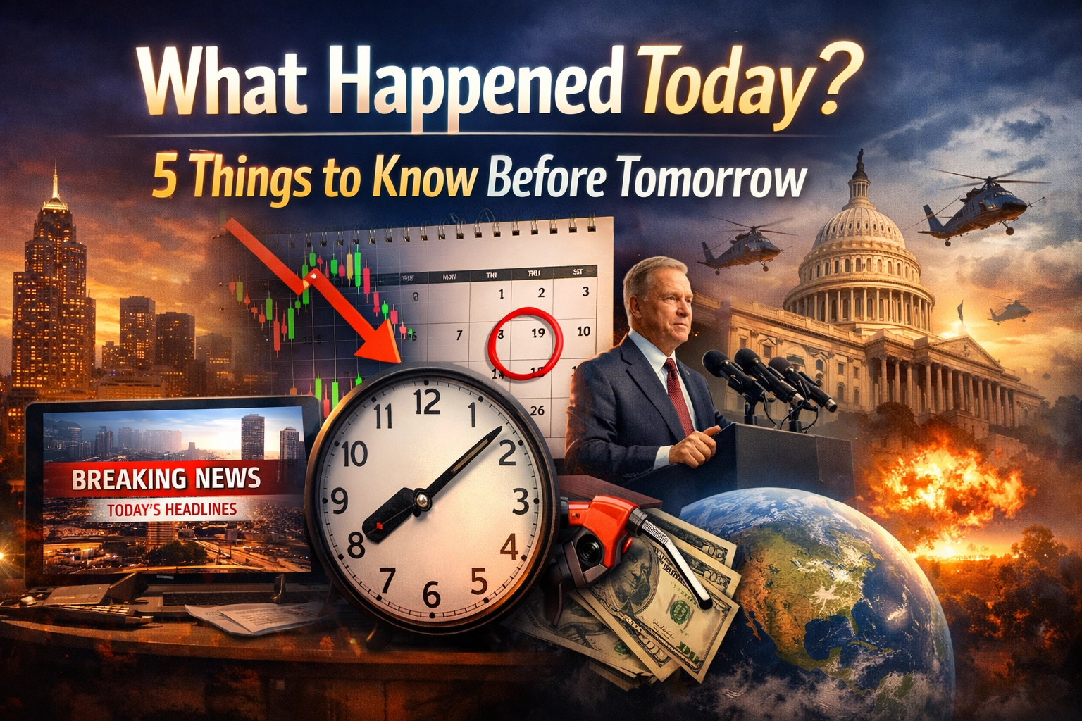 [HERO] What Happened Today? 5 Things to Know Before Tomorrow