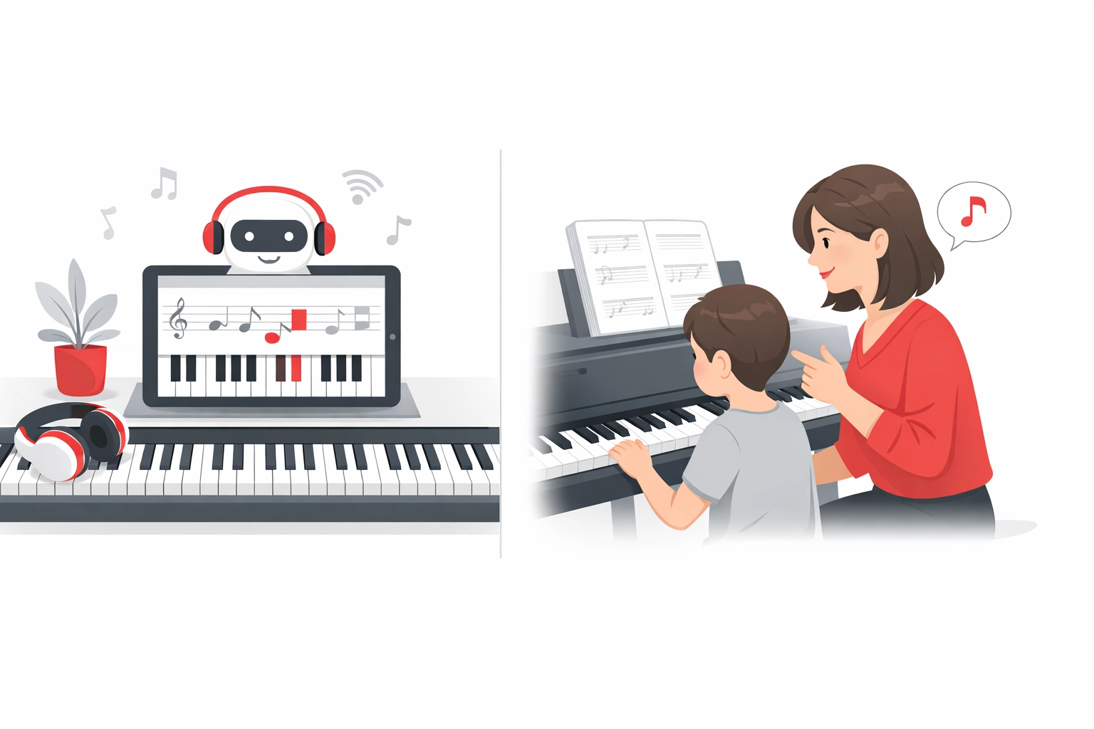 Can AI Really Help Your Child Learn Piano? The Truth About Digital Music Coaches vs. Certified Teachers