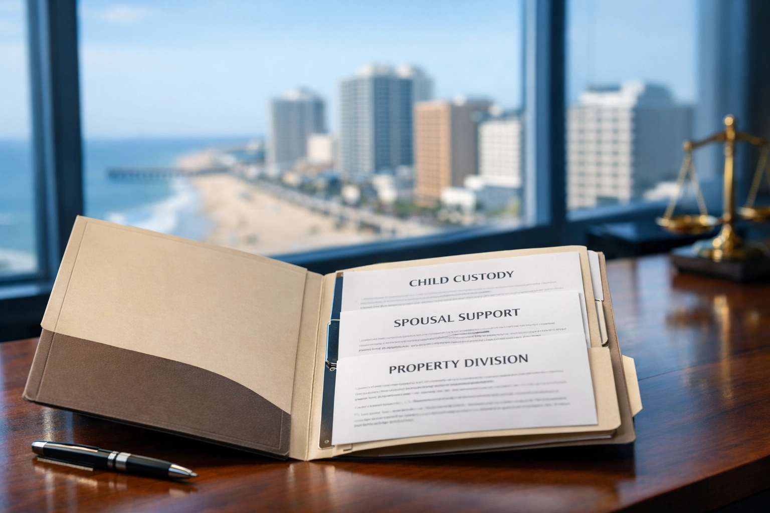 Family law documents for divorce, custody, and support cases in Virginia Beach