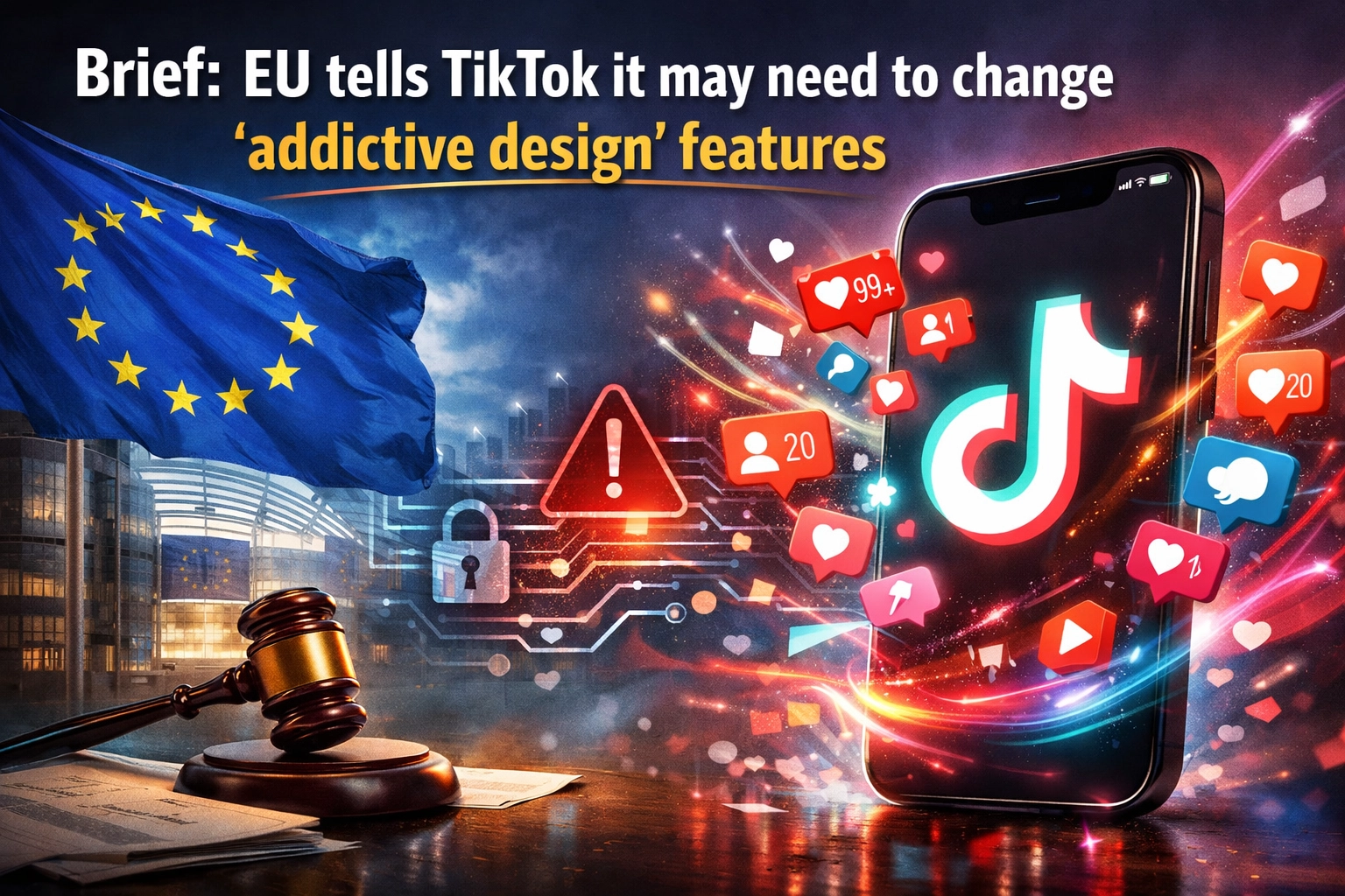 [HERO] Brief: EU tells TikTok it may need to change 