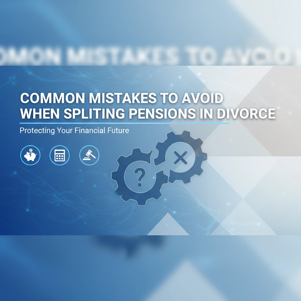 Common Mistakes to Avoid When Splitting Pensions in Divorce
