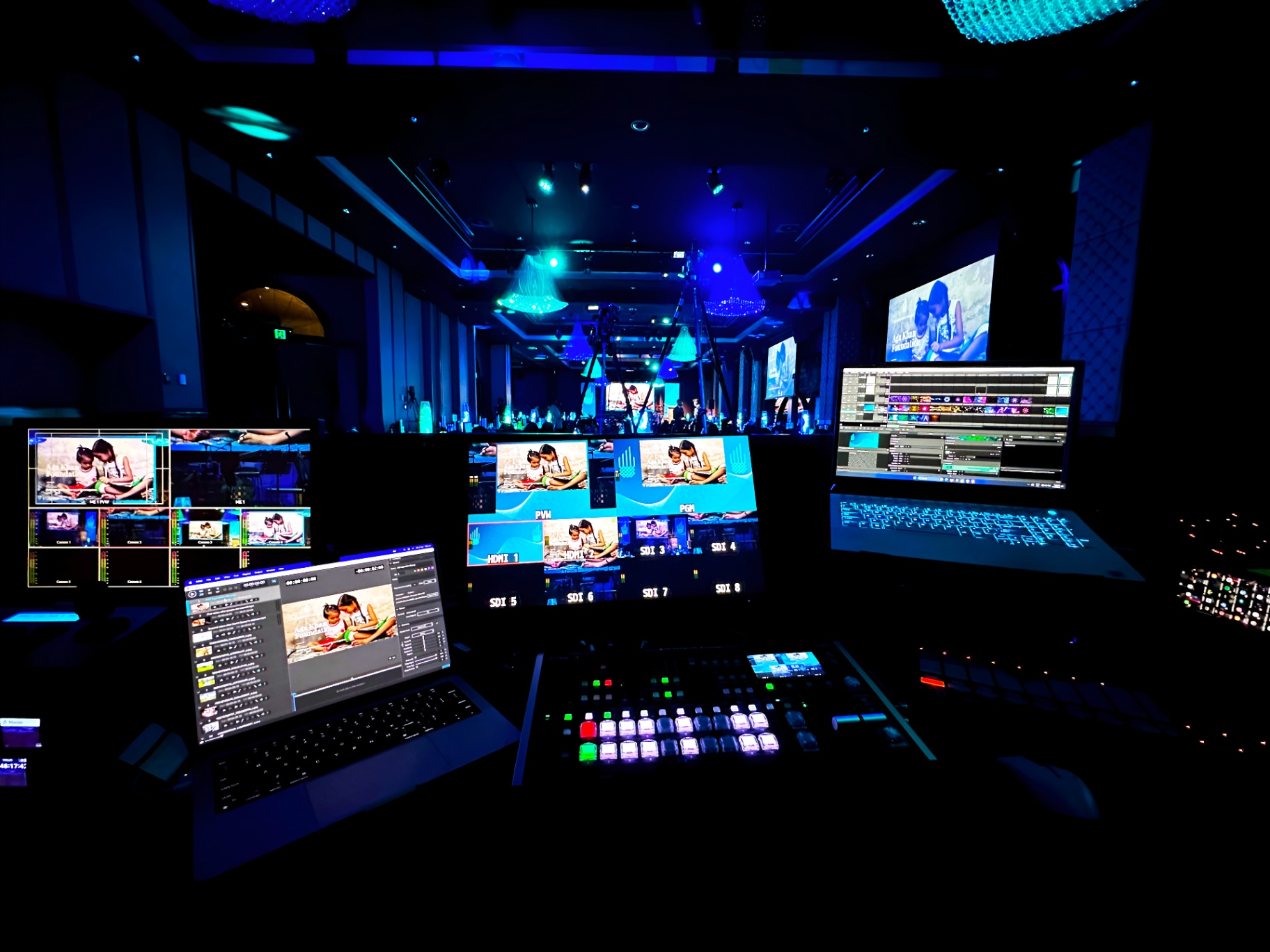Live Event Production Setup