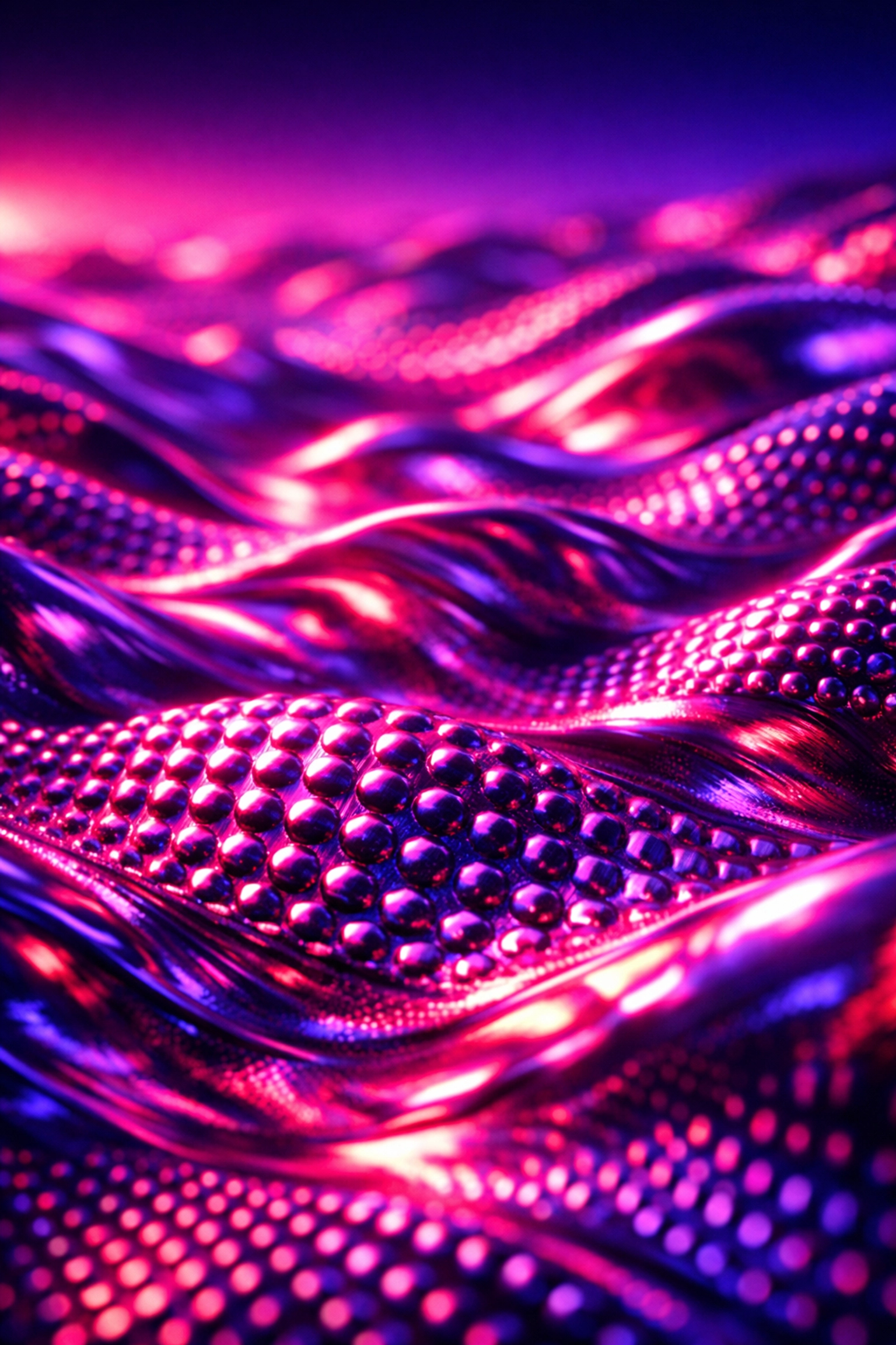 Textured abstract pattern of ridges and dots illustrating the enhanced friction and sensation of ribbed condoms.