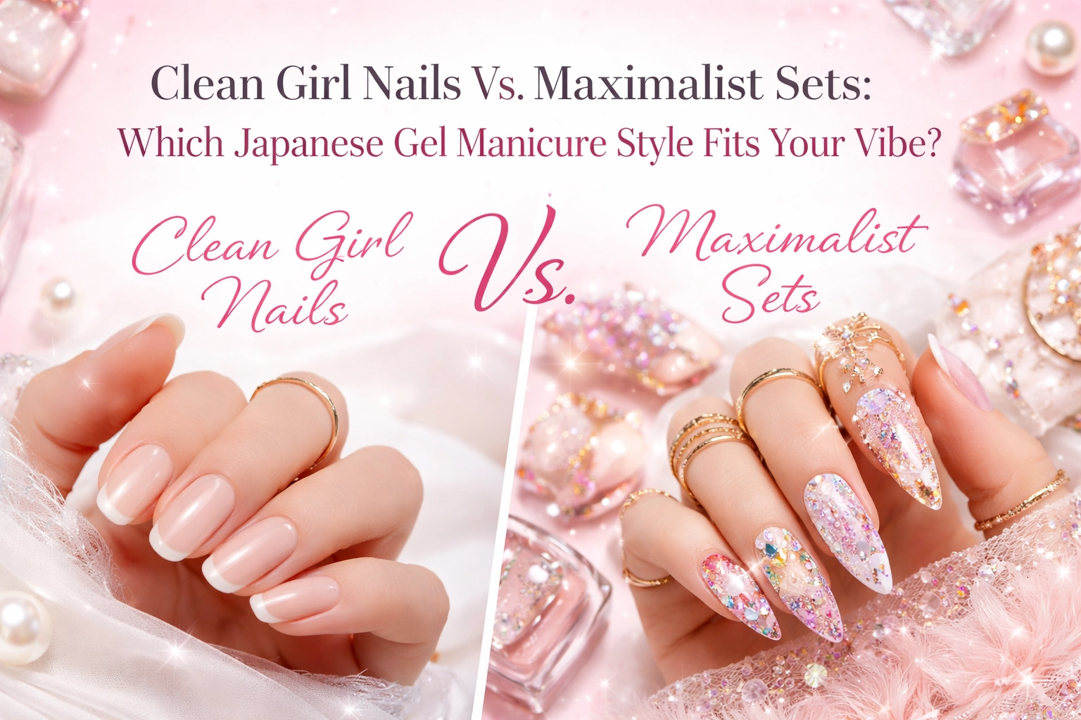 [HERO] Clean Girl Nails Vs. Maximalist Sets: Which Japanese Gel Manicure Style Fits Your Vibe?