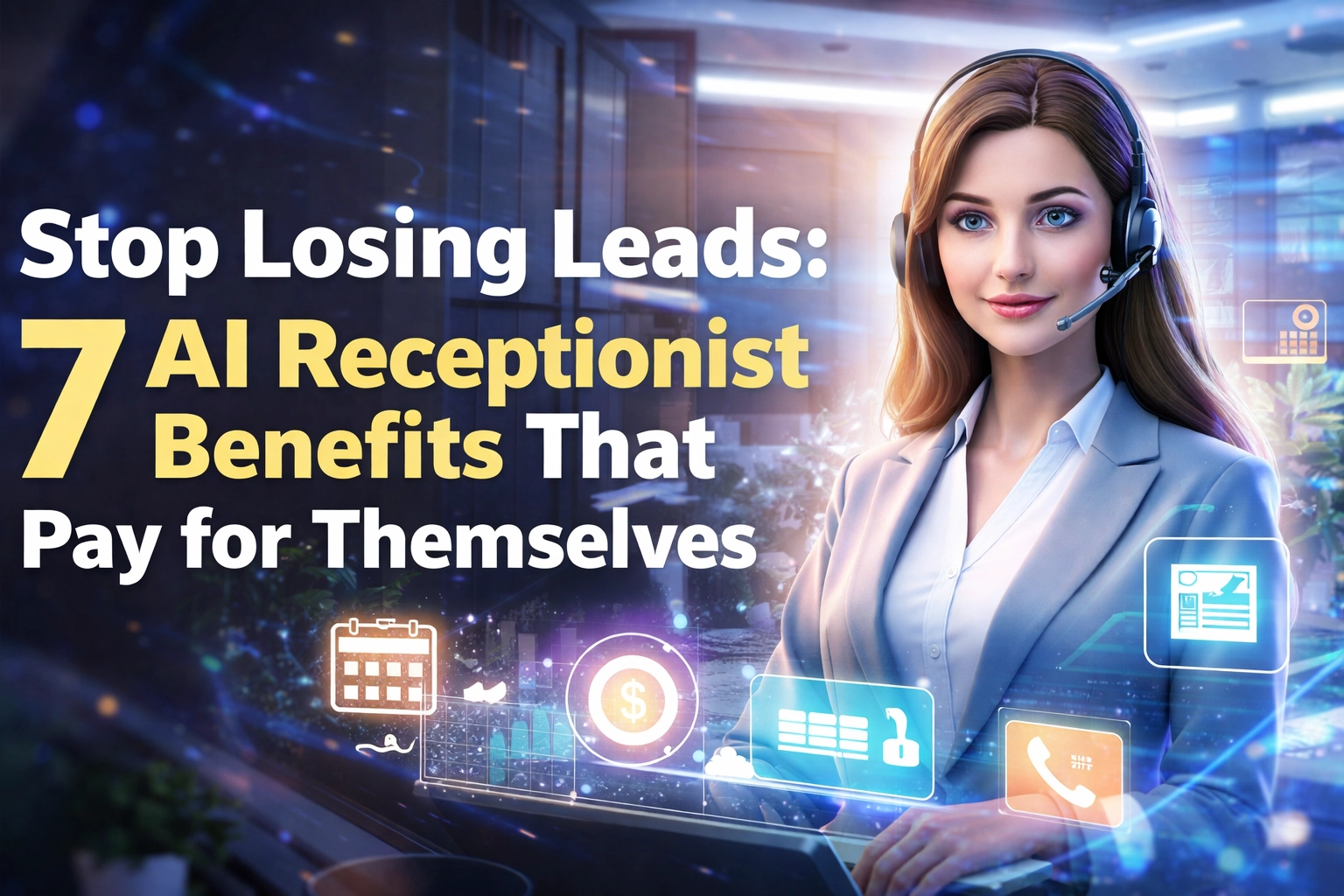 [HERO] Stop Losing Leads: 7 AI Receptionist Benefits That Pay for Themselves