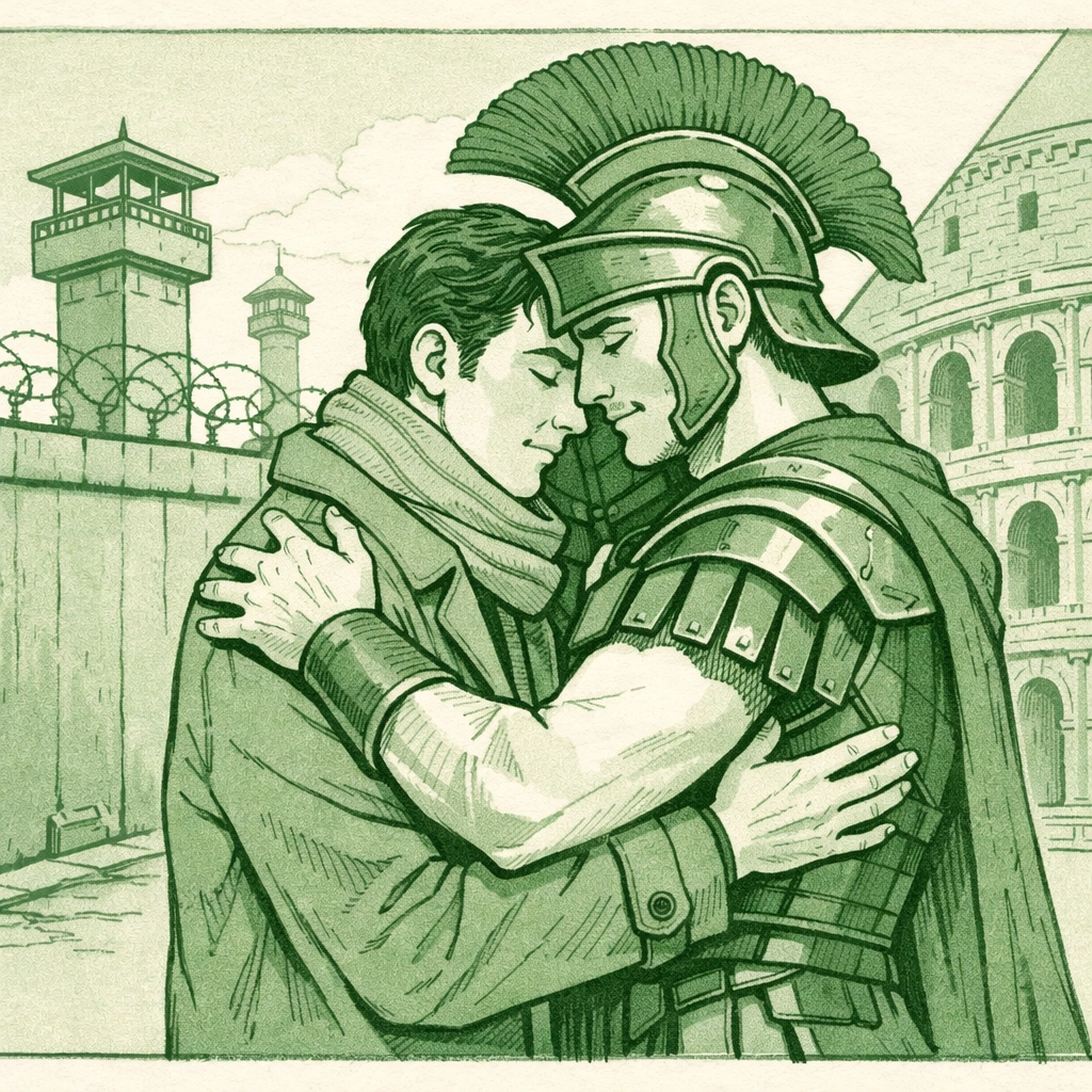 Historical gay romance spanning Cold War Berlin and ancient Rome gladiator era