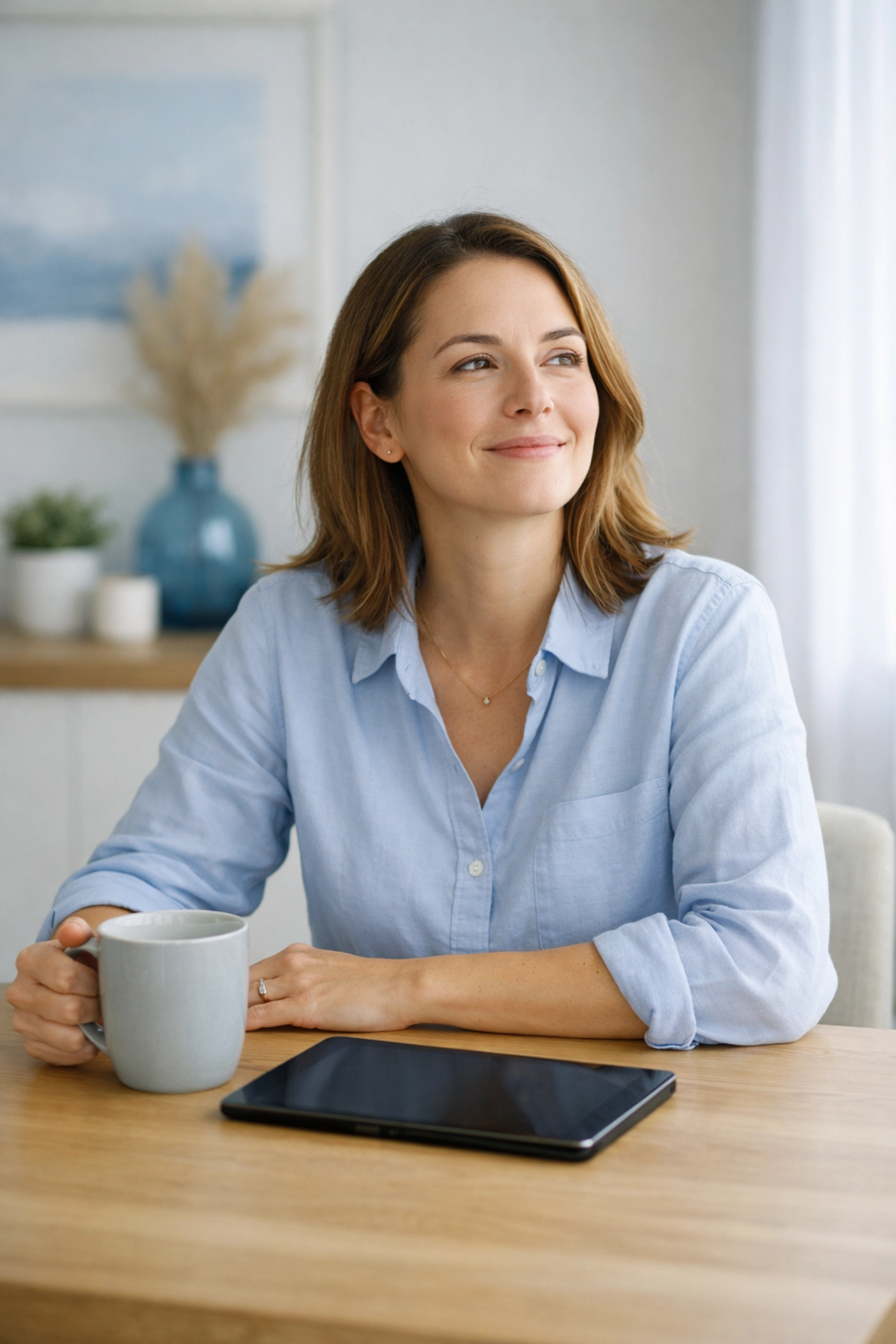 Woman researching health insurance options on a tablet to avoid PPO vs EPO mistakes.