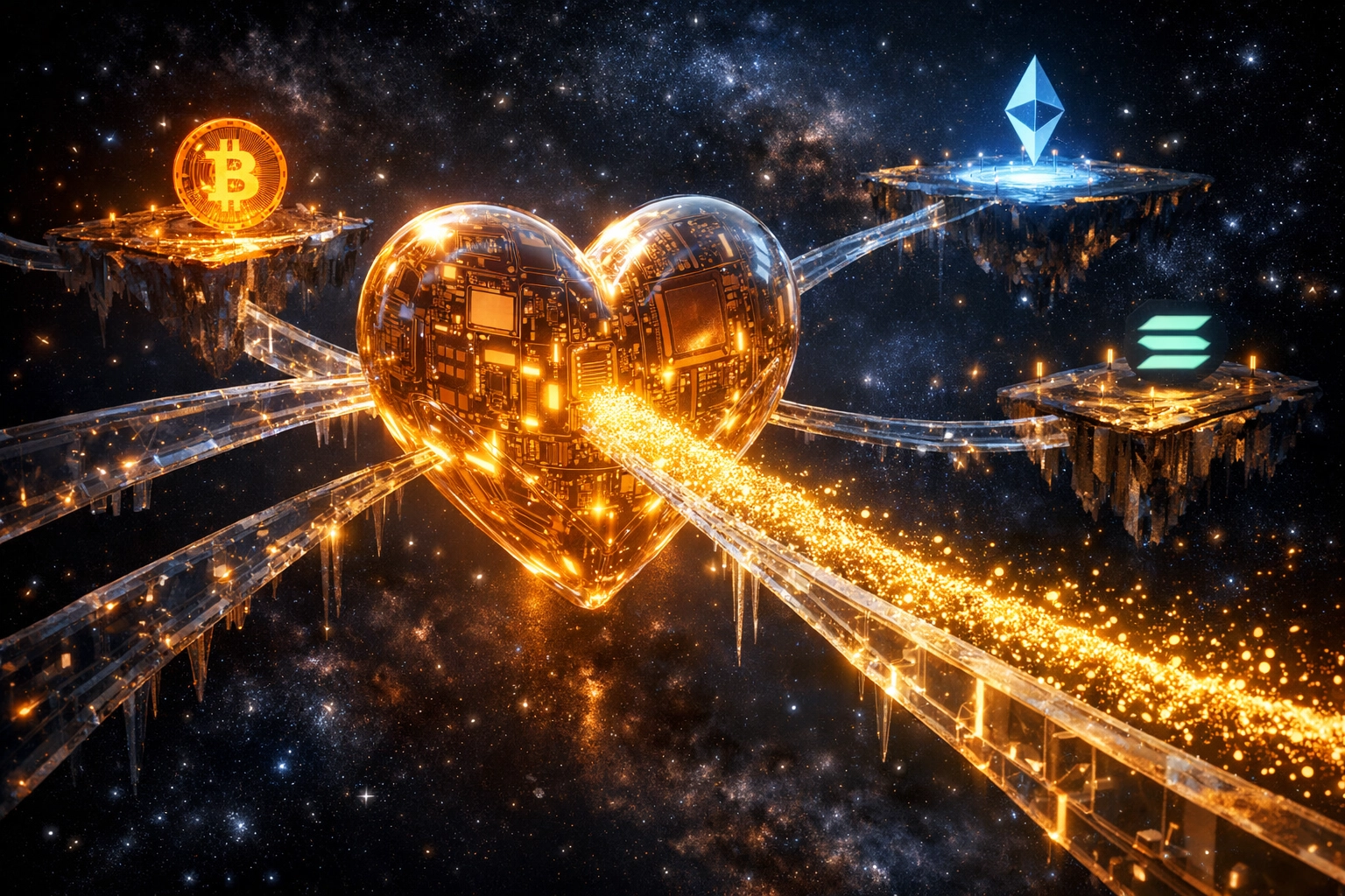 AI smart routing optimizing crypto payments across blockchain networks to reduce merchant transaction fees.